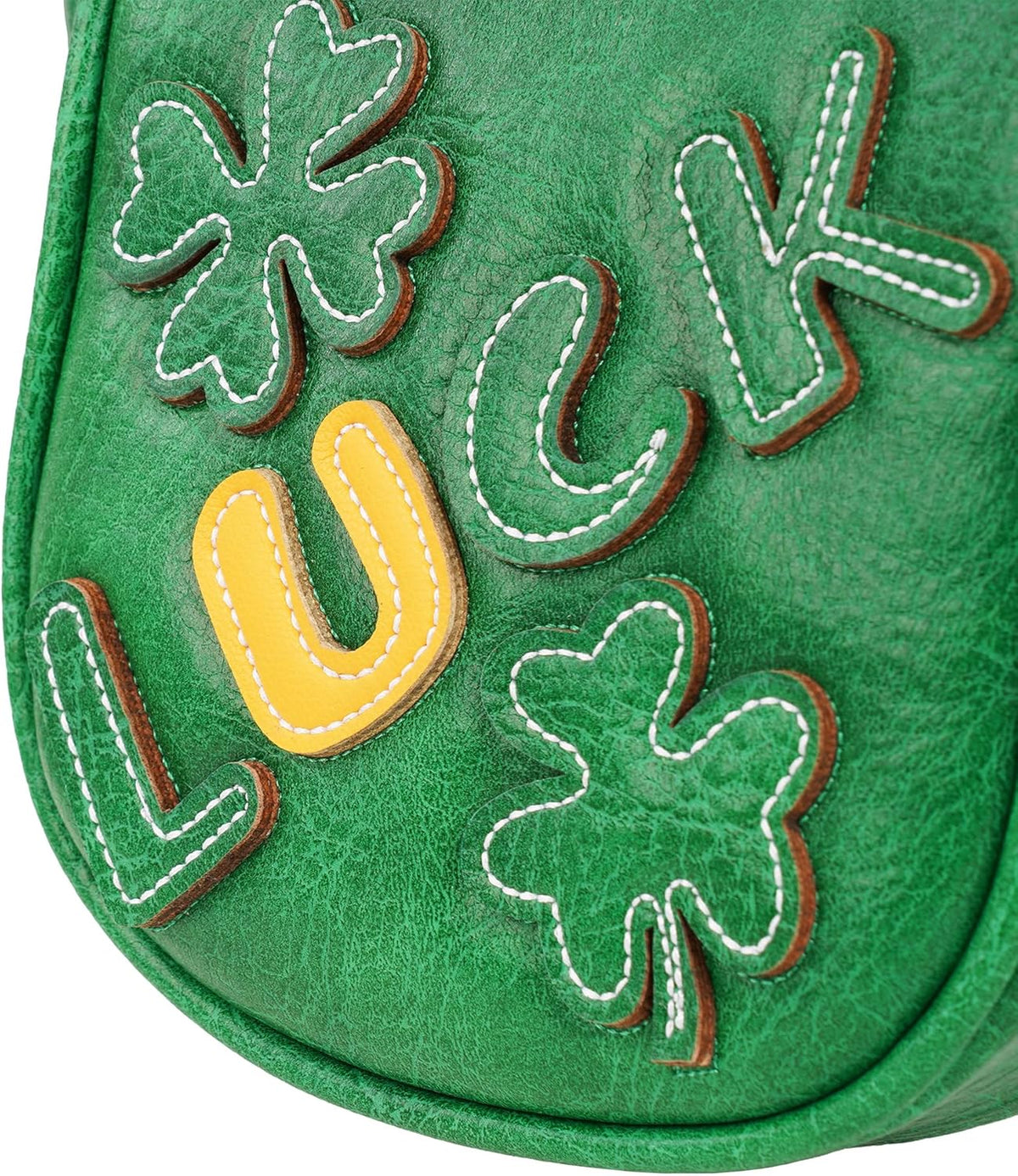 Golf Headcovers Golf Club Head Covers Four Leaf Clover Good Luck Charm - Clover Style Premium