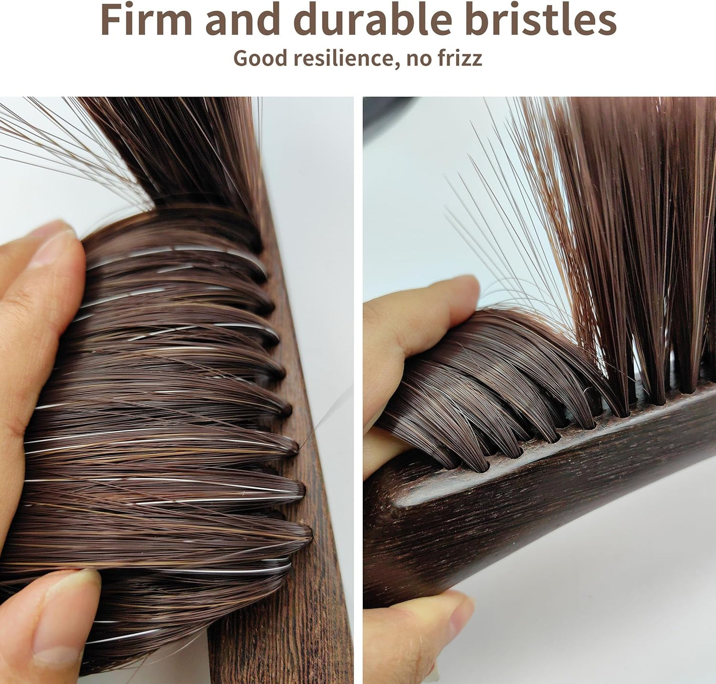 Hand Broom Brush, Dust Brush for Cleaning, Wood Block Hand Brush, Soft Bristle Cleaning Brush for