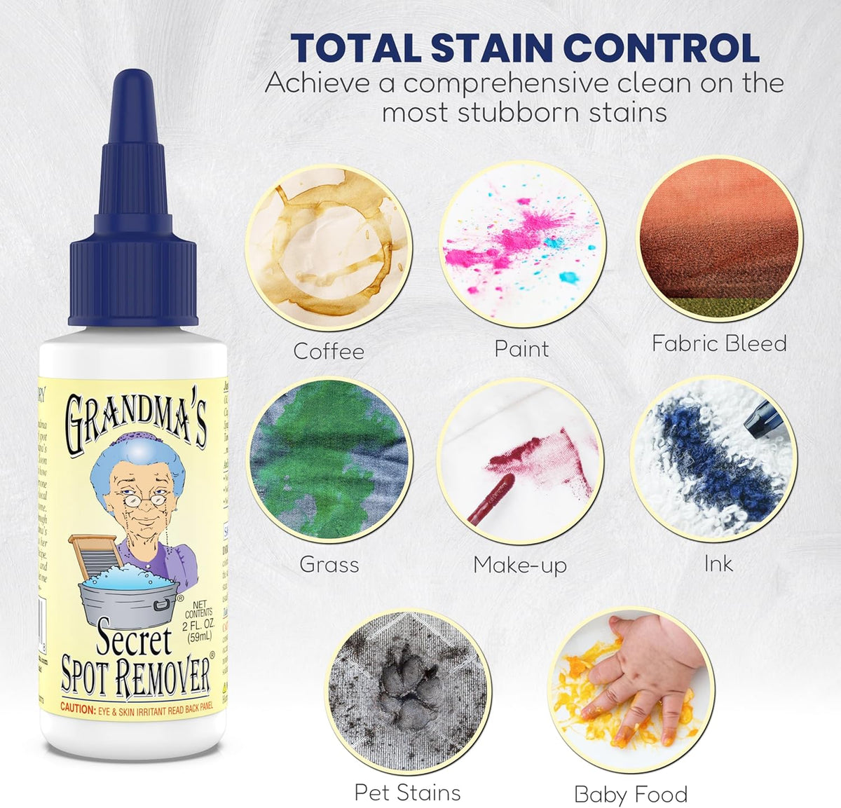 Grandma's Secret Spot Remover - Chlorine, Bleach and Toxin-Free Stain Remover - Stain Remover for