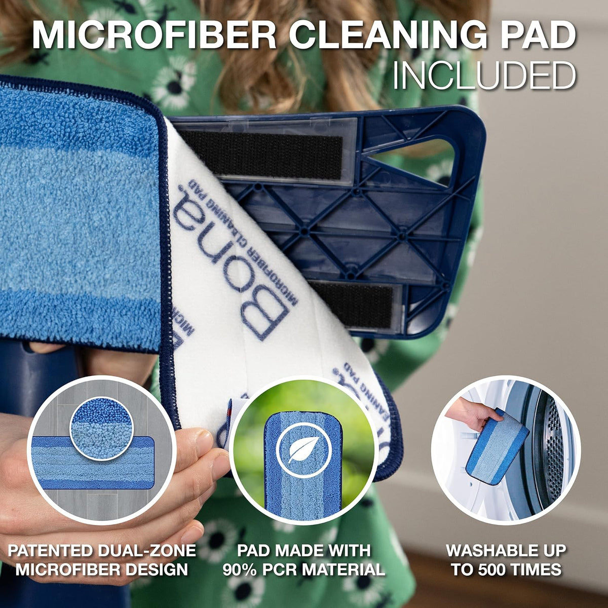 Bona Multi-Surface Floor Premium Spray Mop - Includes Multi-Surface Floor Cleaner Concentrate and