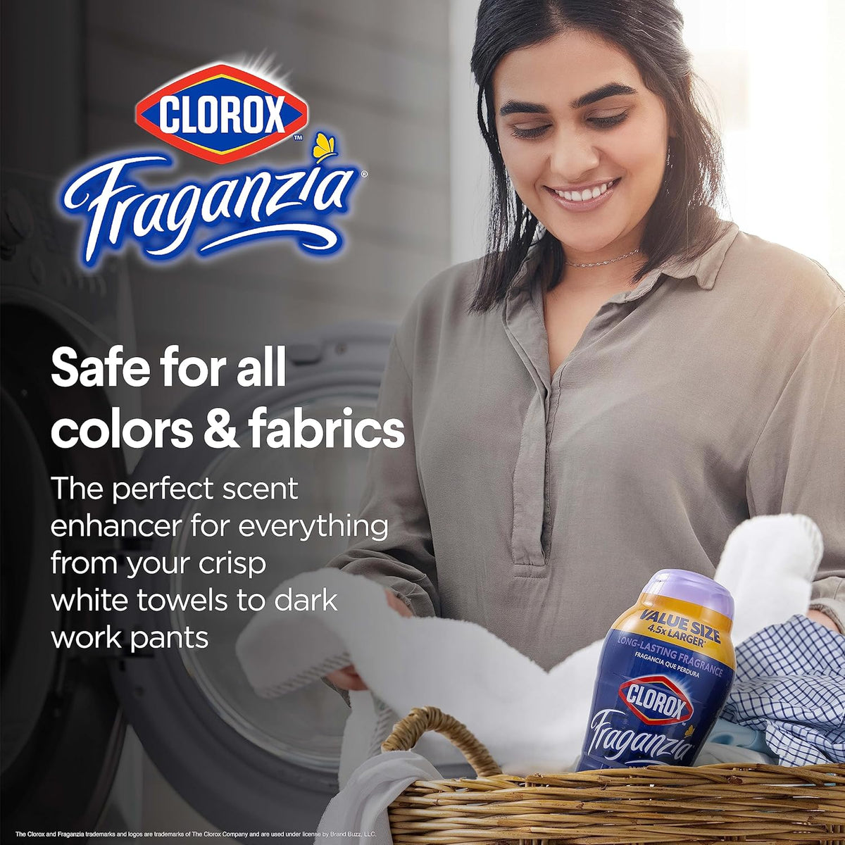 Clorox Fraganzia Laundry Scent Booster Crystals in Lavender with Eucalyptus Scent - Scented In-Wash