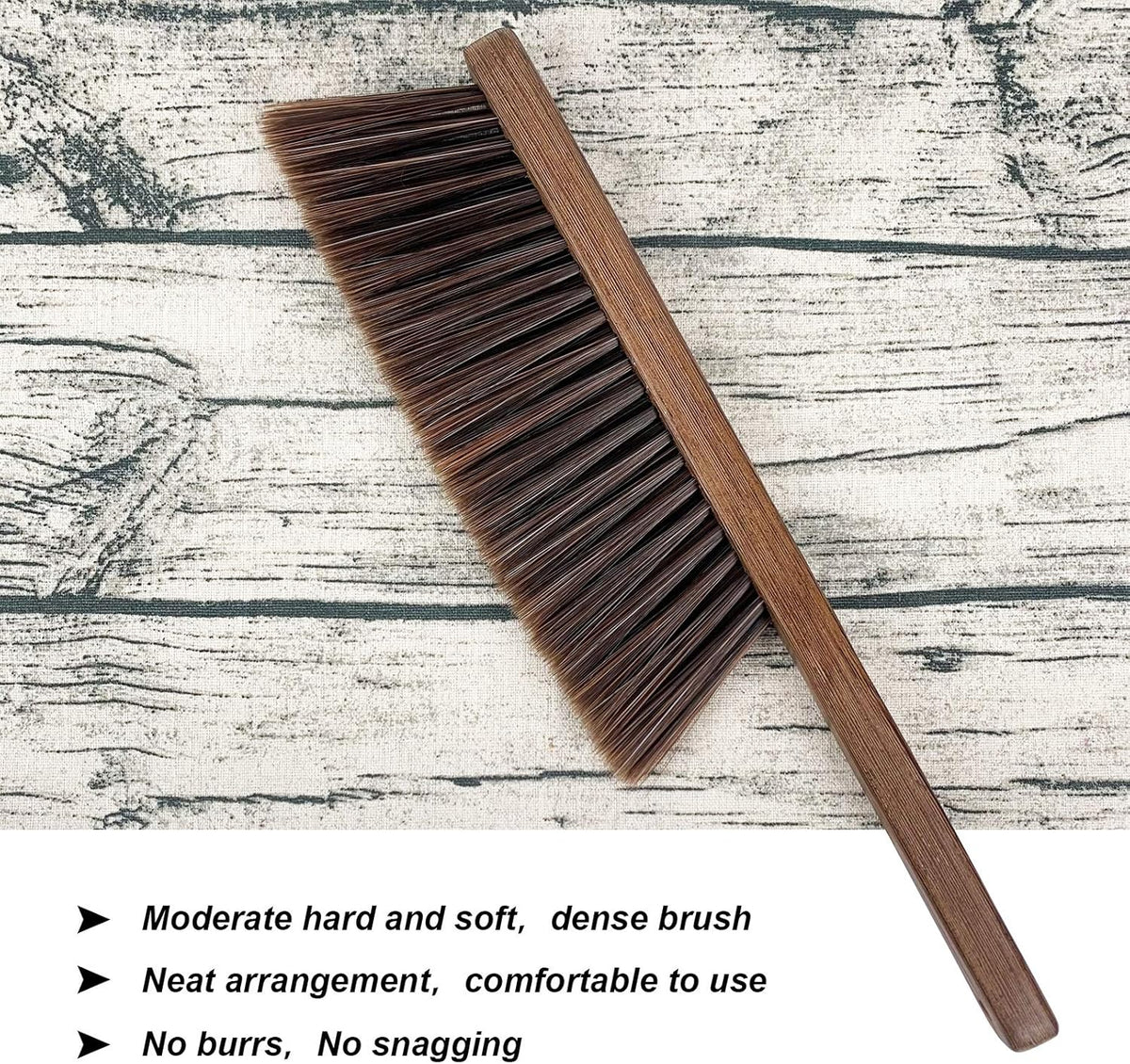 Hand Broom Cleaning Brushes-Soft Bristles Dusting Brush for Cleaning
