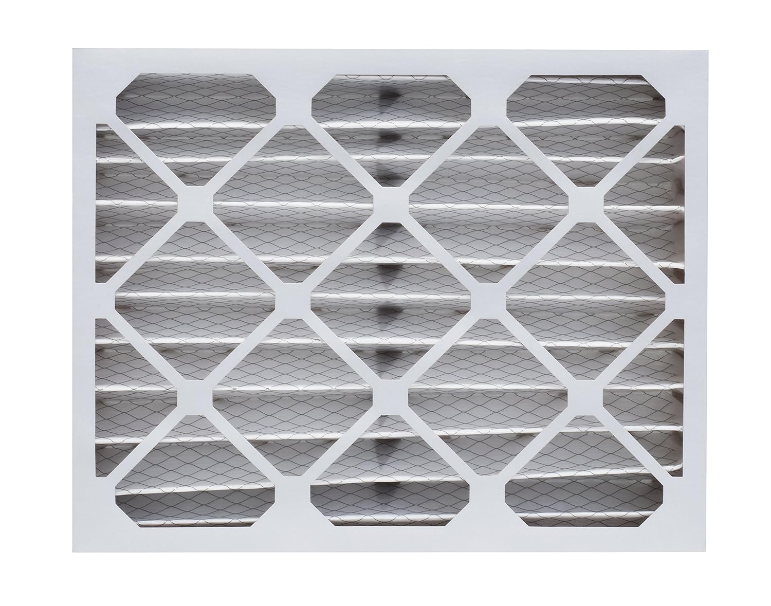 Aerostar 16x20x4 MERV 8 - 6 Count - Pleated HVAC, Furnace & Air Conditioner Filters - Removes Dust