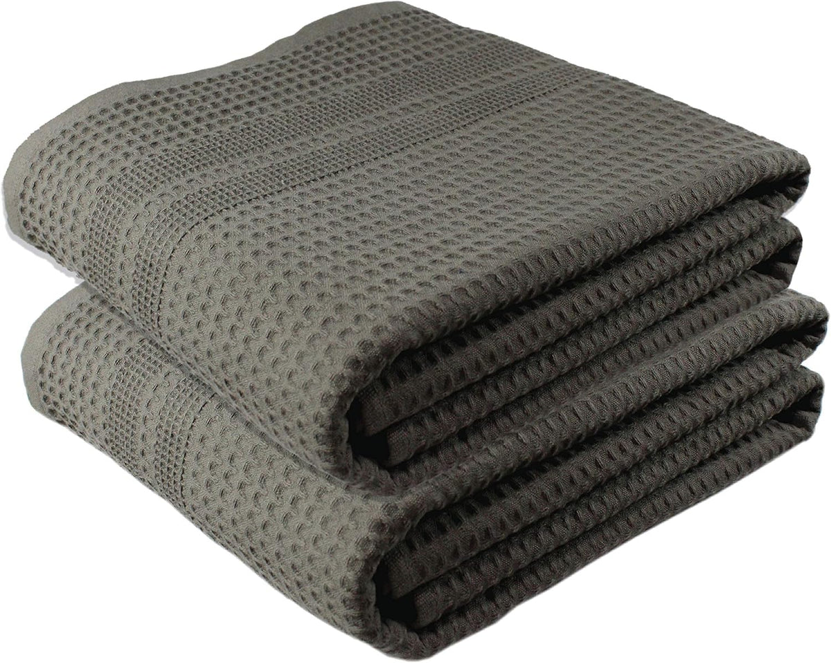 GILDEN TREE Waffle Bath Sheet Large Bath Towels Quick Dry Thin Body Towels, 40x80 Oversized Bath