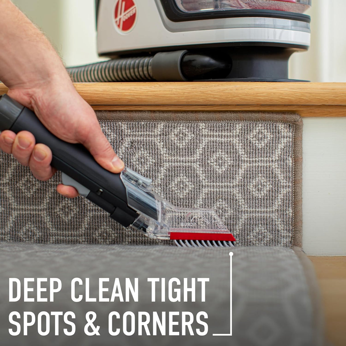 Hoover CleanSlate Plus Portable Carpet + Upholstery Spot Cleaner Machine, Powerful Suction with