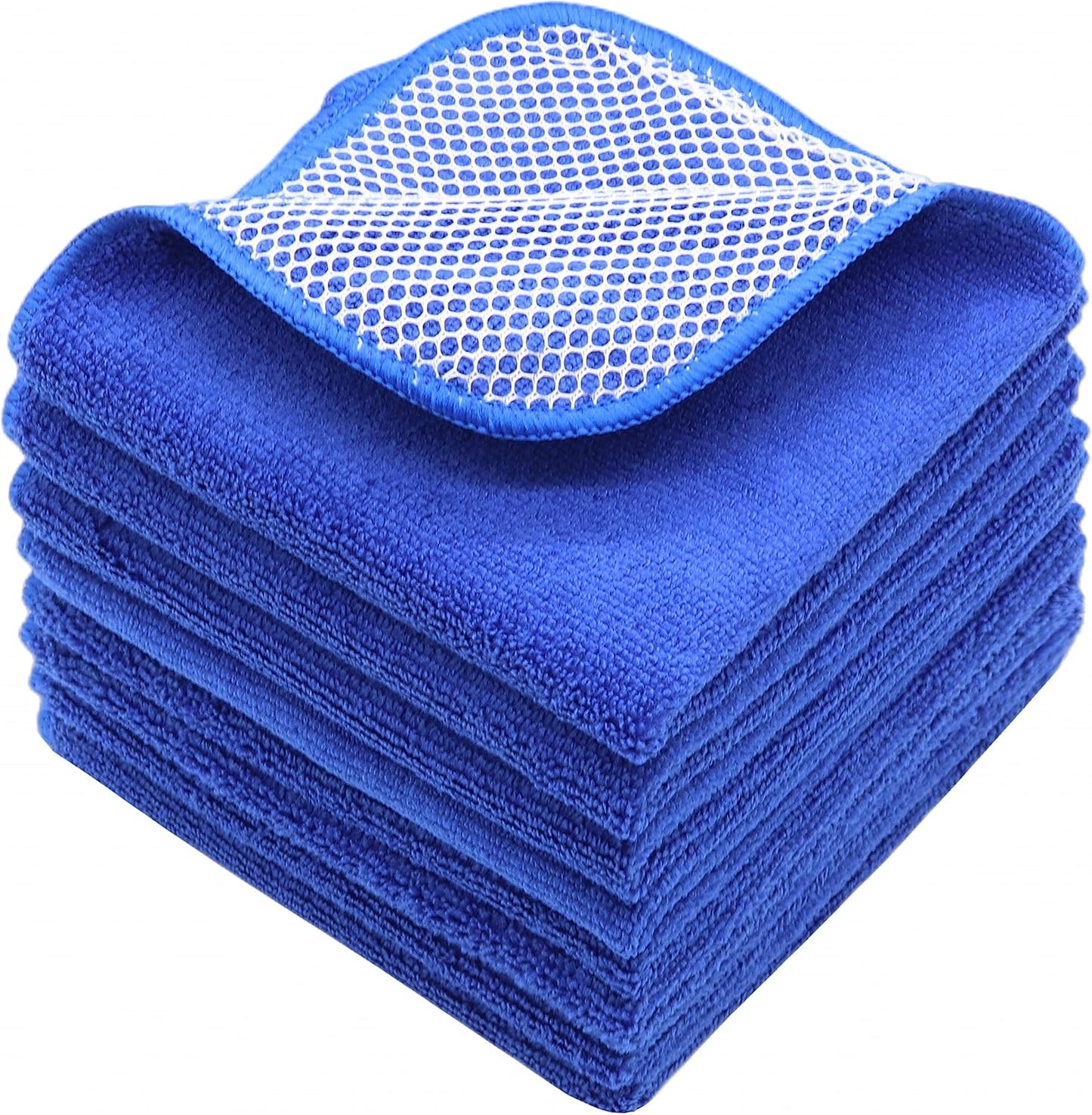 Microfiber Dish Cloths Fast Drying Kitchen Cleaning Cloth Dish Rags Dust Cloths Ultra Absorbent