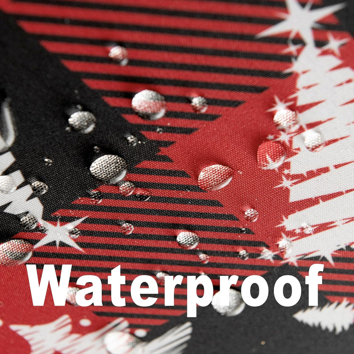 Waterproof Checkered Tablecloth Fabric - Rectangle 58x84 Inch Christmas Tree Table Cloth for