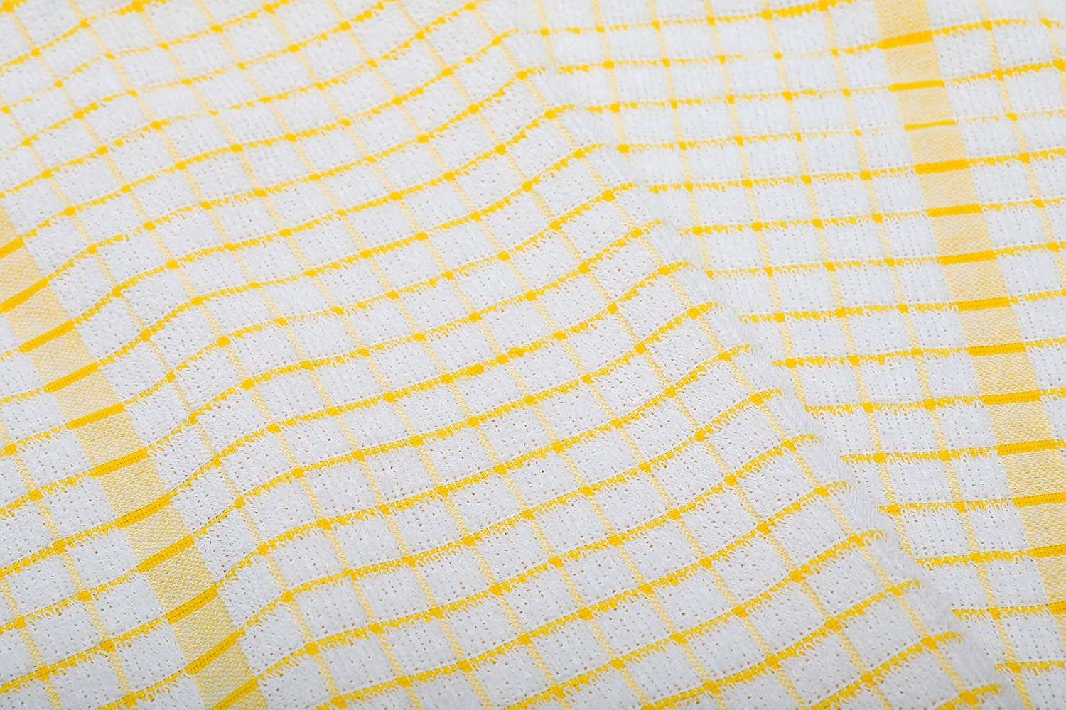 AMOUR INFINI Kitchen Towels Set of 4 - Highly Absorbent, Super Soft Terry Cotton 20x28 Inch Dish