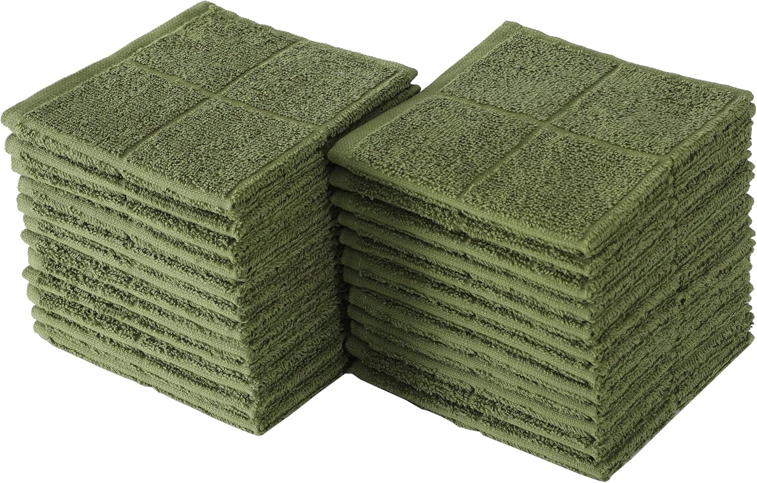 Glynniss Kitchen Dish Cloths Highly Absorbent Dish Rags 100% Cotton Wash Cloths for Washing Dishes