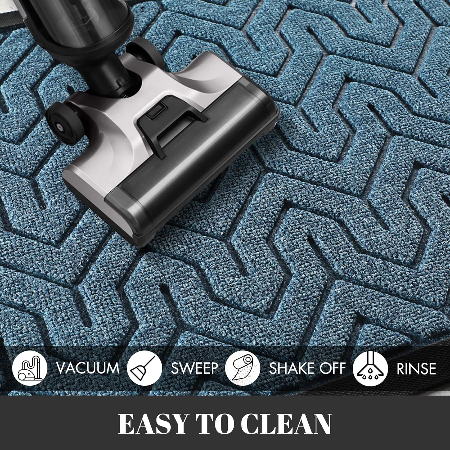 Yimobra Extra Large Door Mat Outside Entrance 60x32, Waterproof Heavy Duty Outdoor Mats for Front