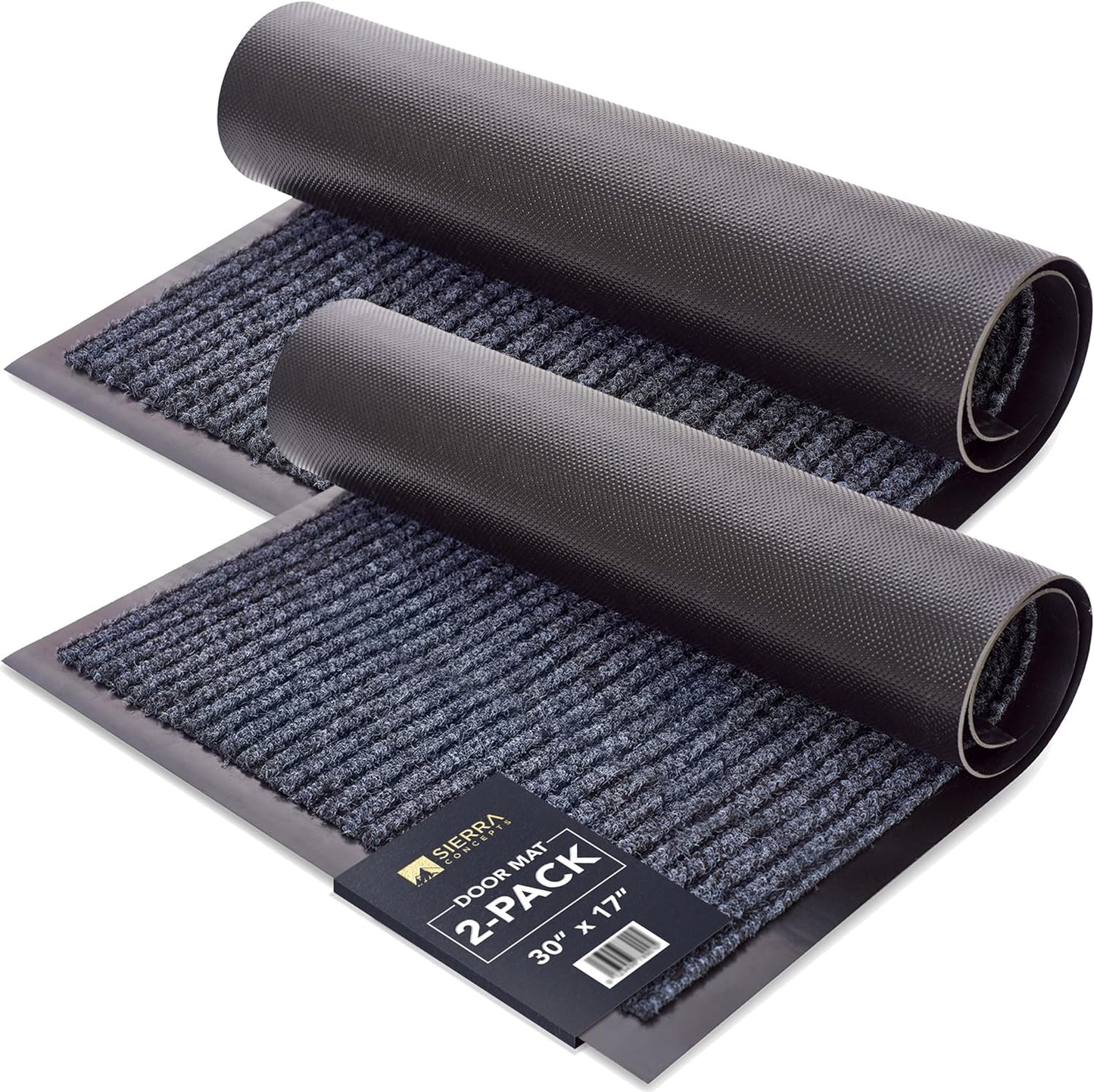 Sierra Concepts Front Door Mat Welcome Floor Mats - Entryway Indoor Outdoor Entrance Doormat
