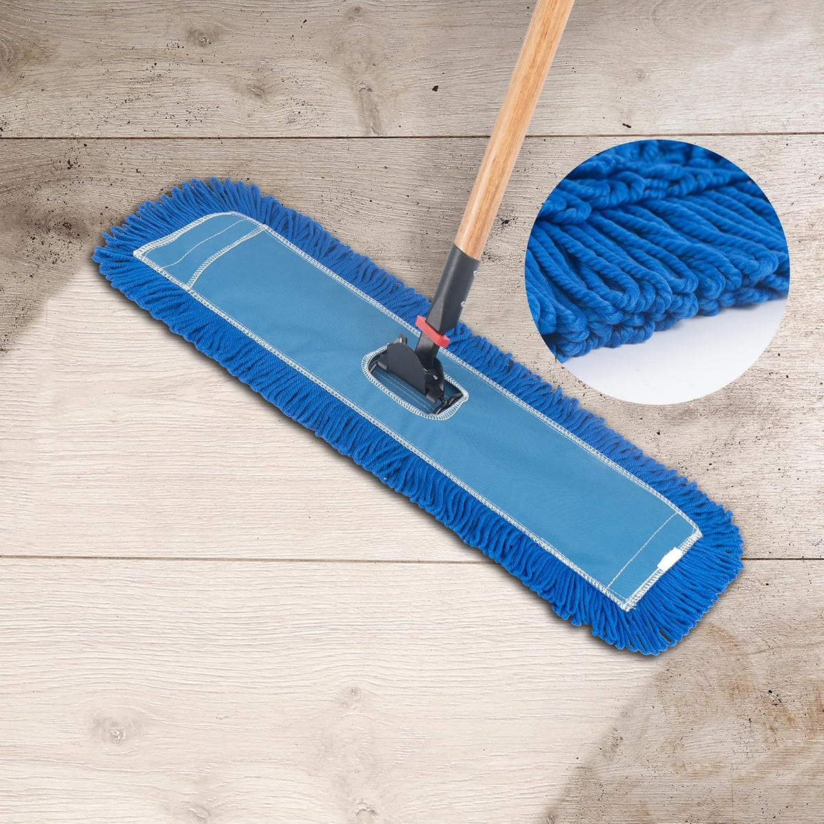 Matthew 36'' Microfiber Loop Dust Mop Washable Commercial&Residential Heavy Duty Mop Head
