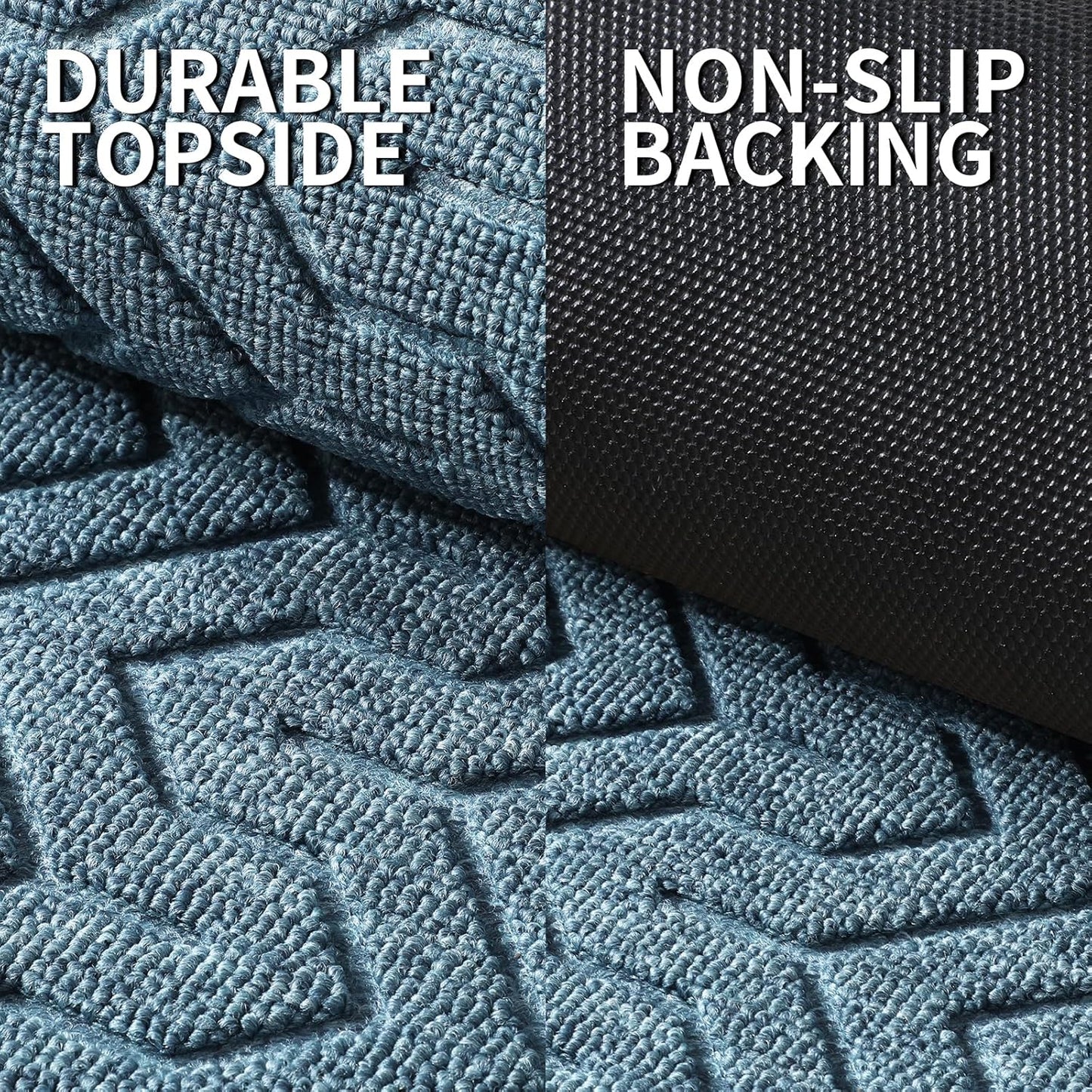 Yimobra Front Door Mat Outside Entrance 29.5x17, Waterproof Heavy Duty Outdoor Mats for Front Door