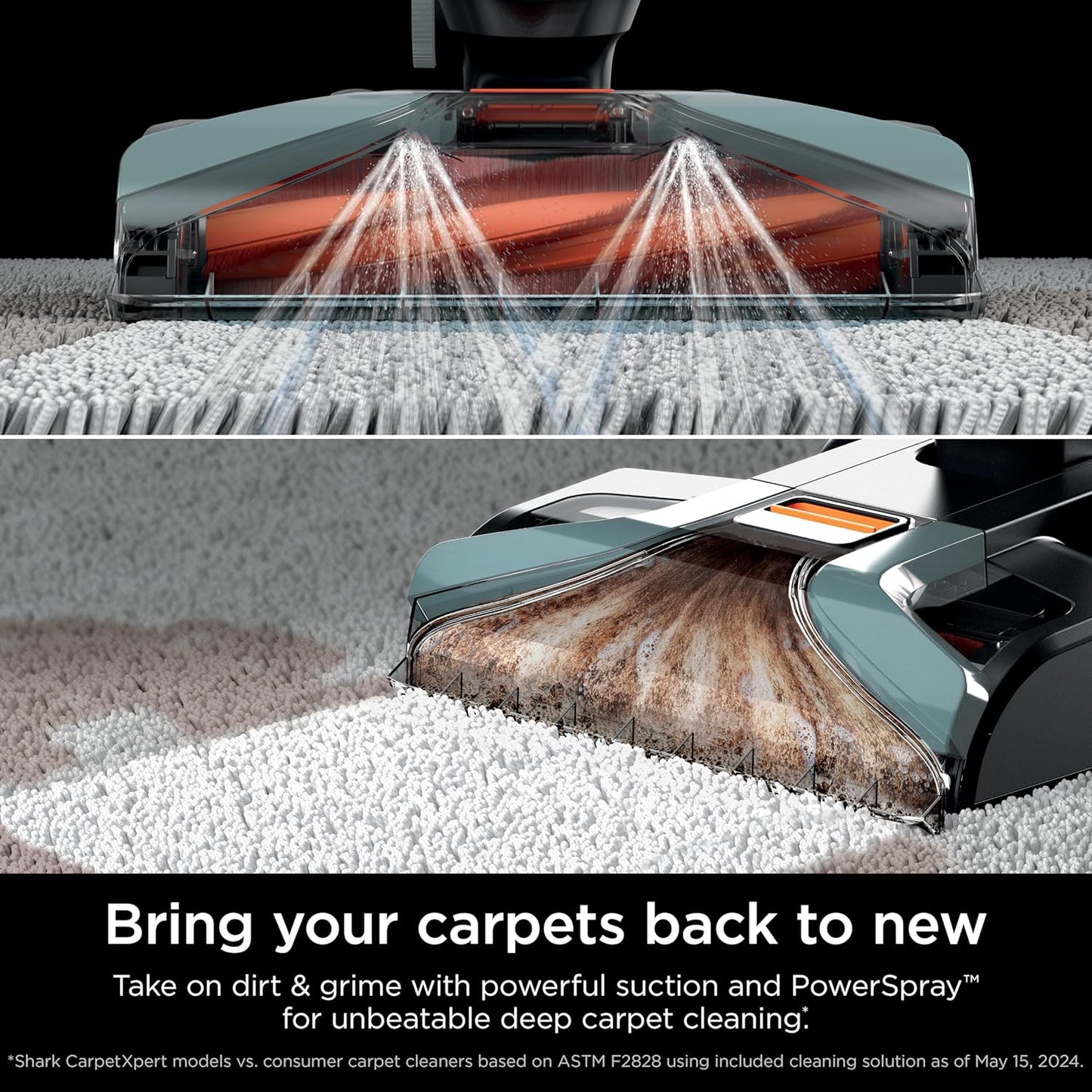 Shark CarpetXpert Upright Carpet, Area Rug & Upholstery Cleaner, Built-In Spot & Stain Remover & XL
