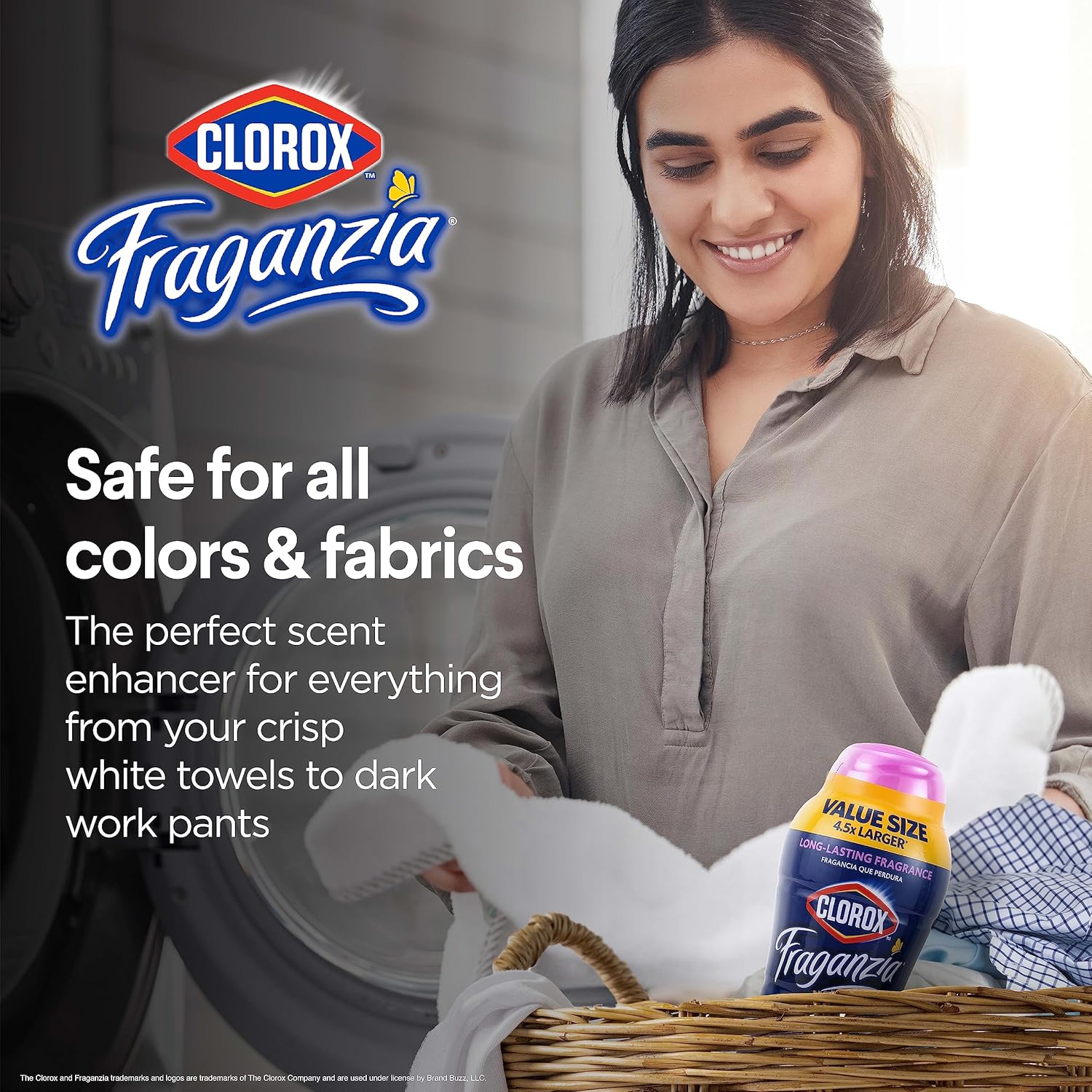 Clorox Fraganzia Laundry Scent Booster Crystals in Spring Scent - Scented In-Wash Freshener Beads