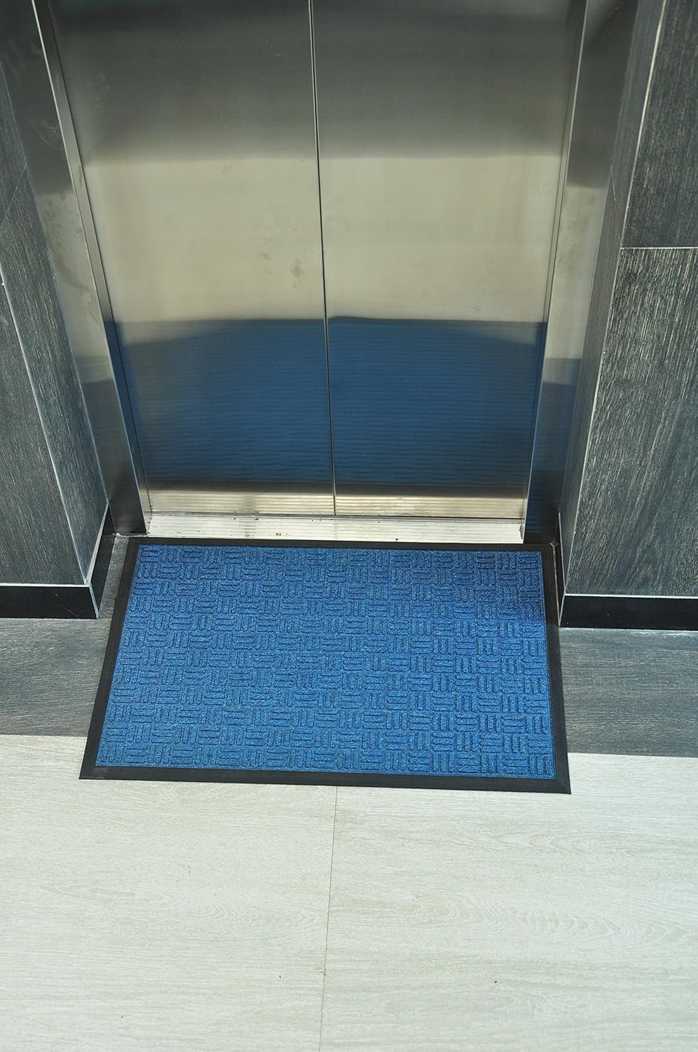 Kempf Water Retainer Entrance Mat, Indoor Outdoor Rubber Rug, Moisture Trapping, Absorbent Mat, 18