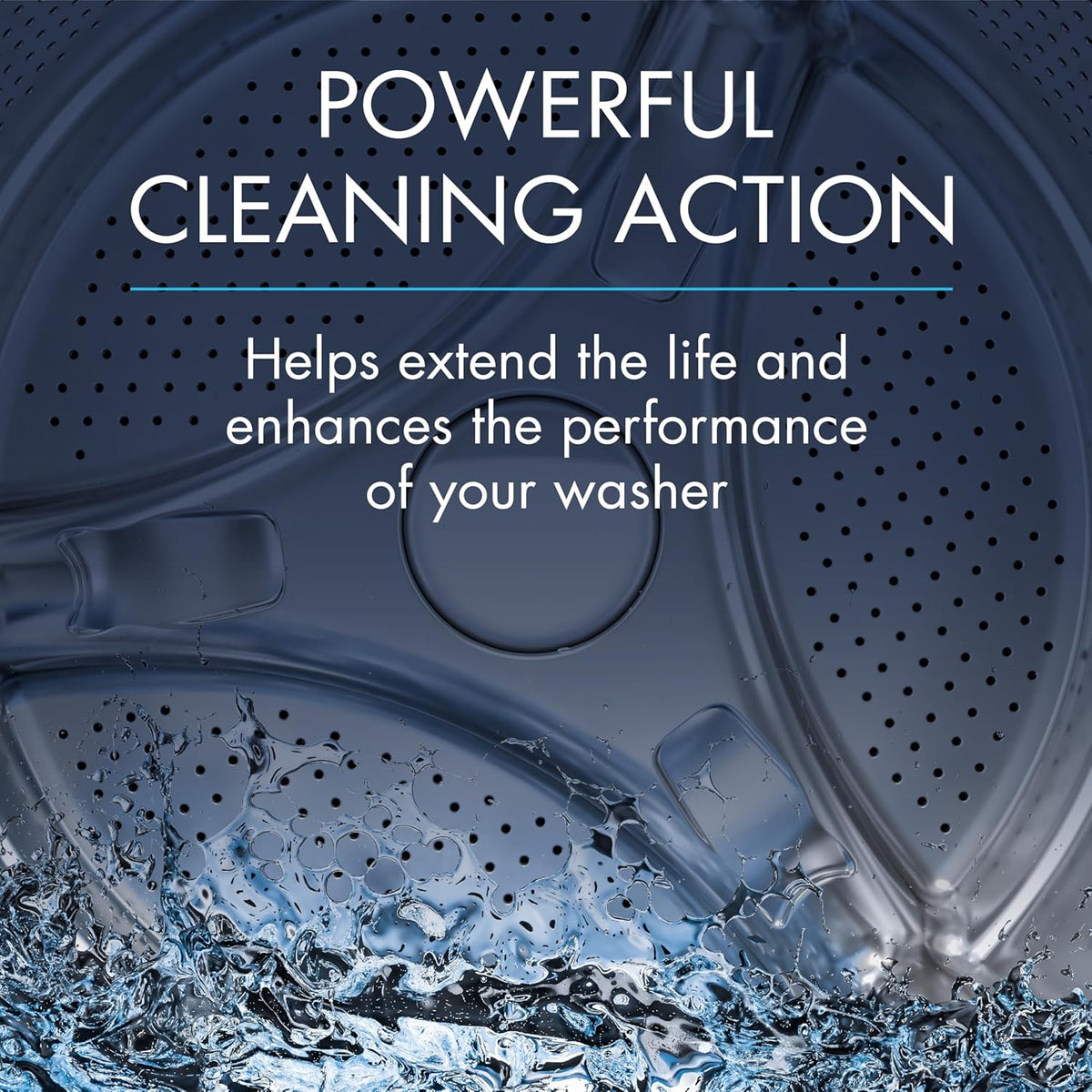 Glisten Washing Machine Cleaner, Helps Remove Odor, Buildup, and Limescale, Fresh Scent, Made in