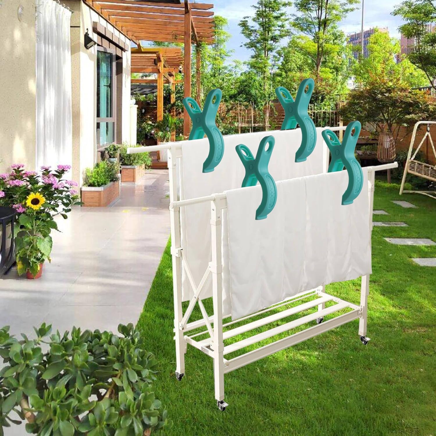 Plastic Clothes Pins Spring Clips Heavy Duty Laundry Clothespins Beach Towel Clips Clothes Pins