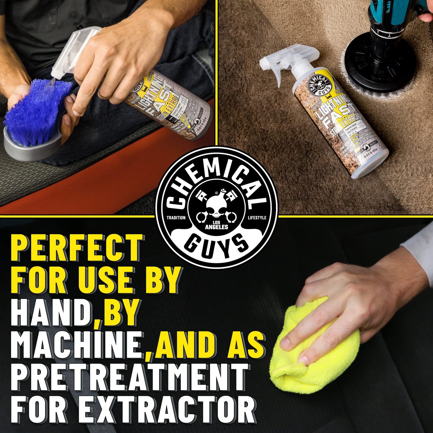 Chemical Guys, Lightning Fast Carpet & Upholstery Stain Extractor, 16 oz
