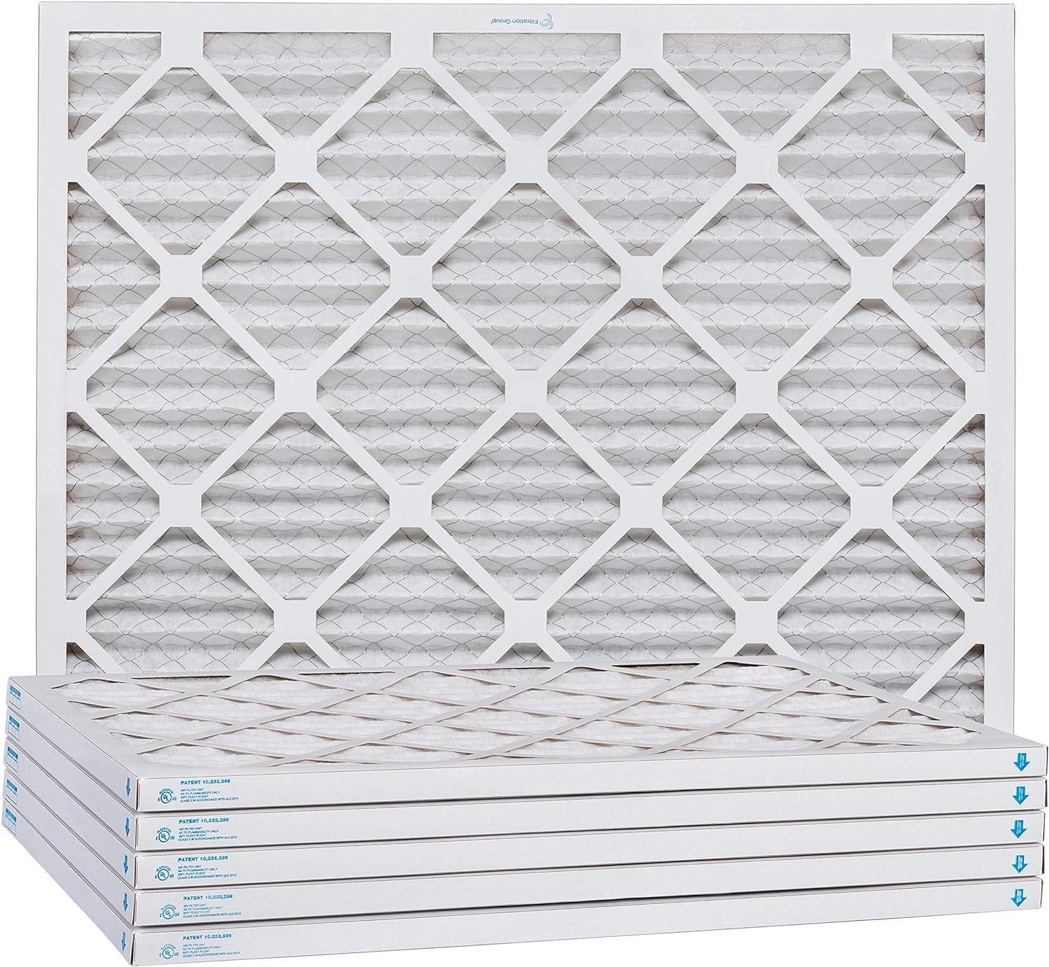 Aerostar 8x10x1 MERV 8, Pleated Air Filter, 8x10x1, Box of 6, Made in the USA