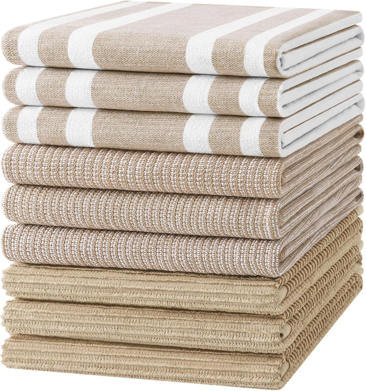 Homaxy Premium Kitchen Towels(18”x 28”, 9 Pack), Large Cotton 380 GSM Kitchen Hand Towels, Soft and