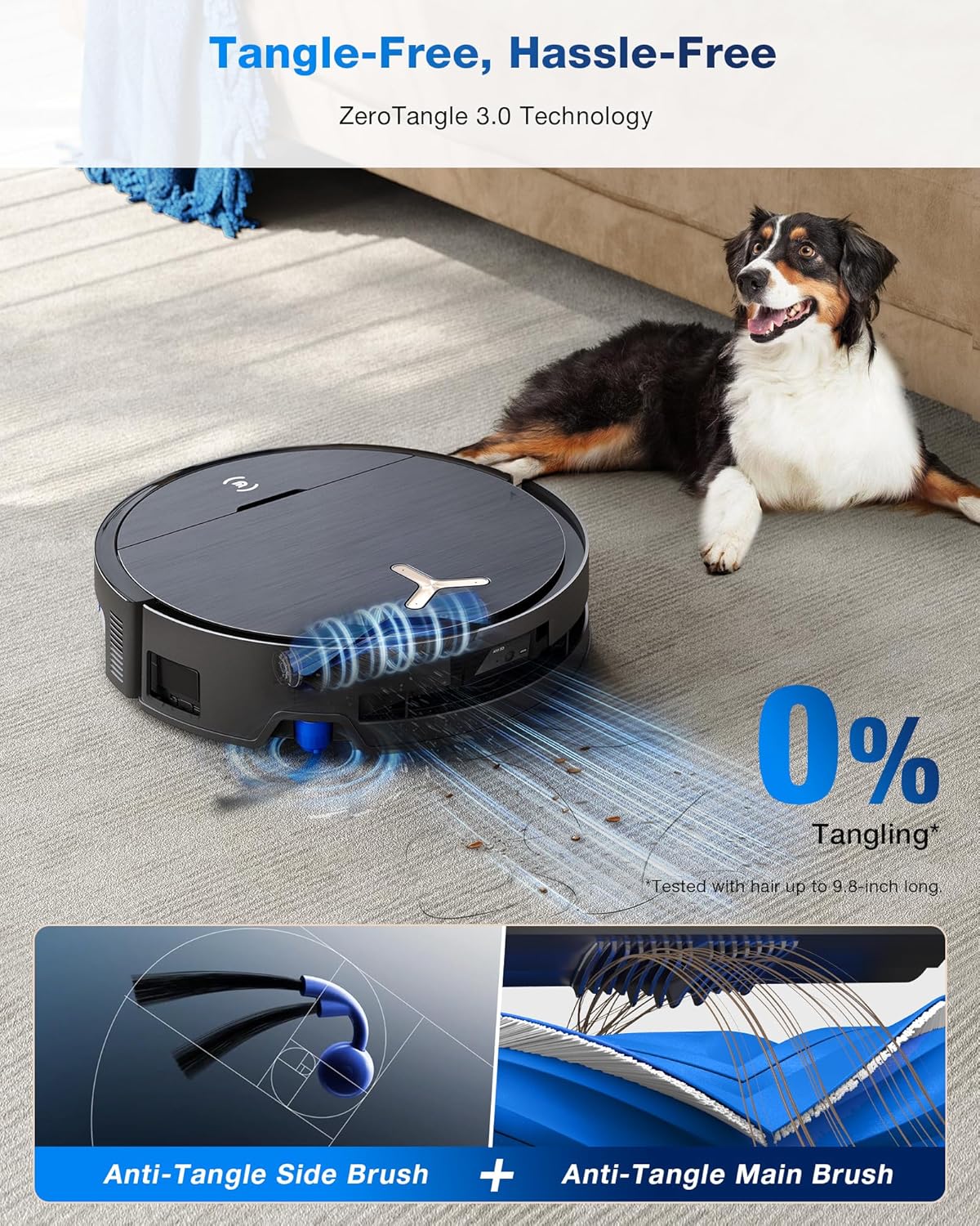 ECOVACS DEEBOT X9 PRO Omni Robot Vacuum and Mop,16,600Pa Blast Suction, OZMO Roller Instant