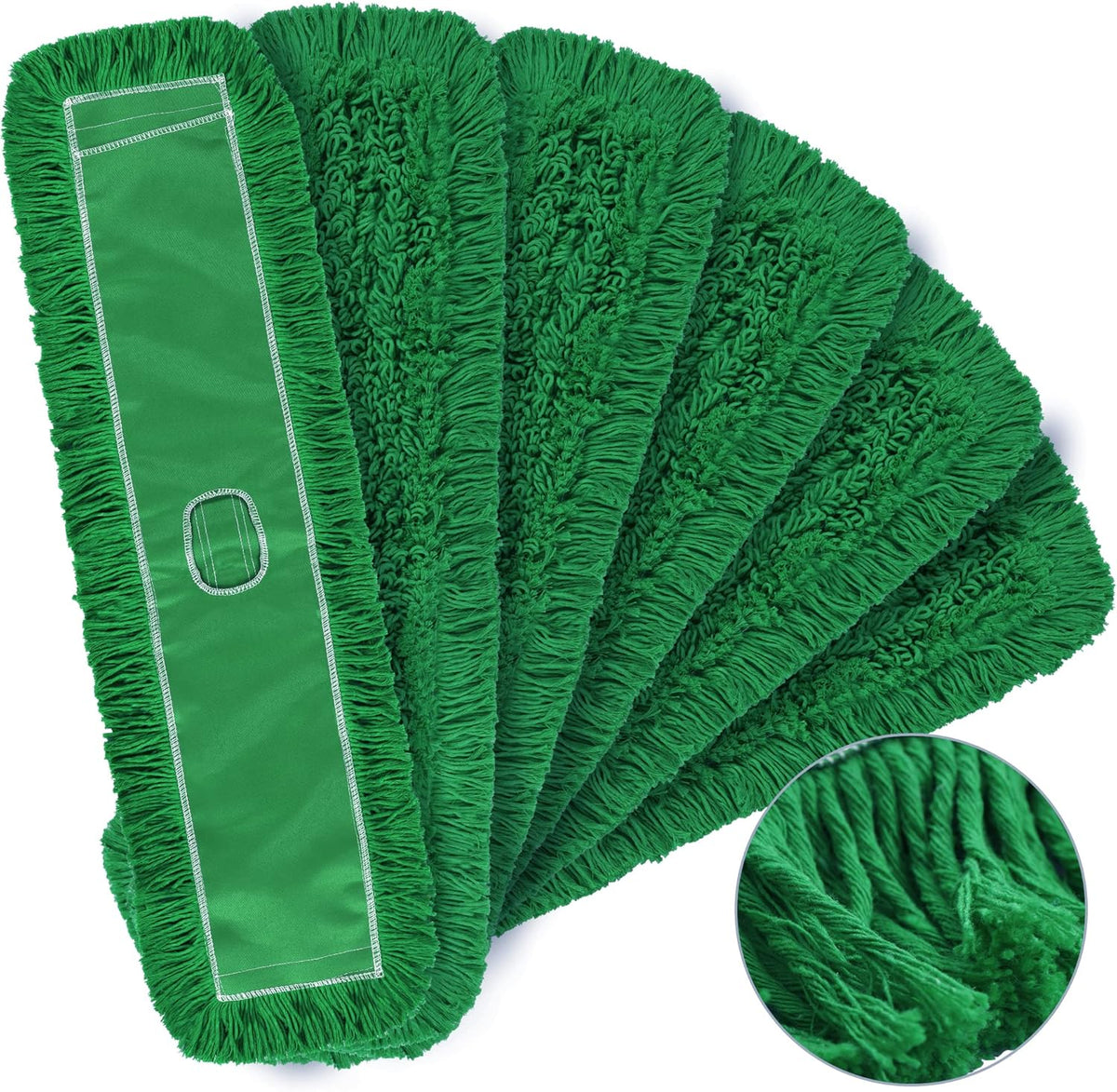 Matthew Cleaning 36'' Industrial Strength Cotton Dust Mop Refill Washable Replacement Heads for