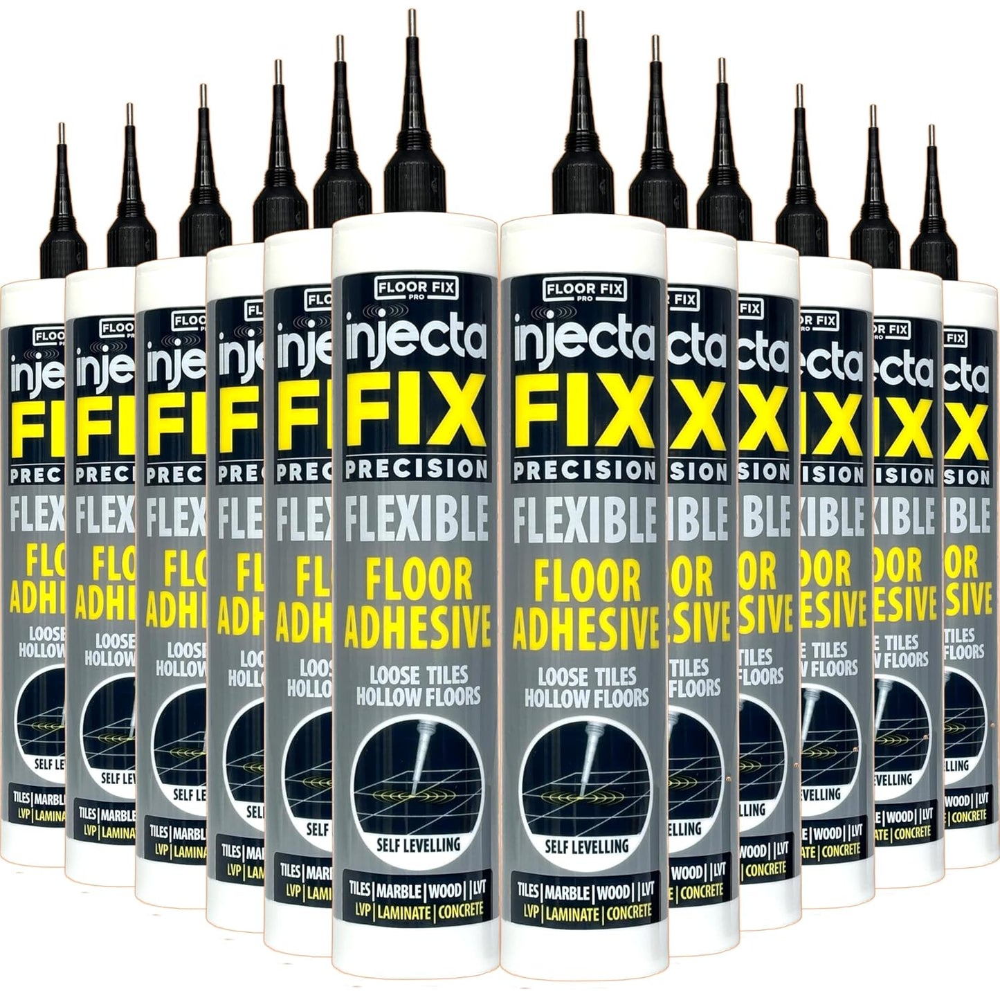 Precision 300ml from Floor-Fix Pro - Fix Loose Tiles - for Loose & Hollow Tiles, Wood, LVT &