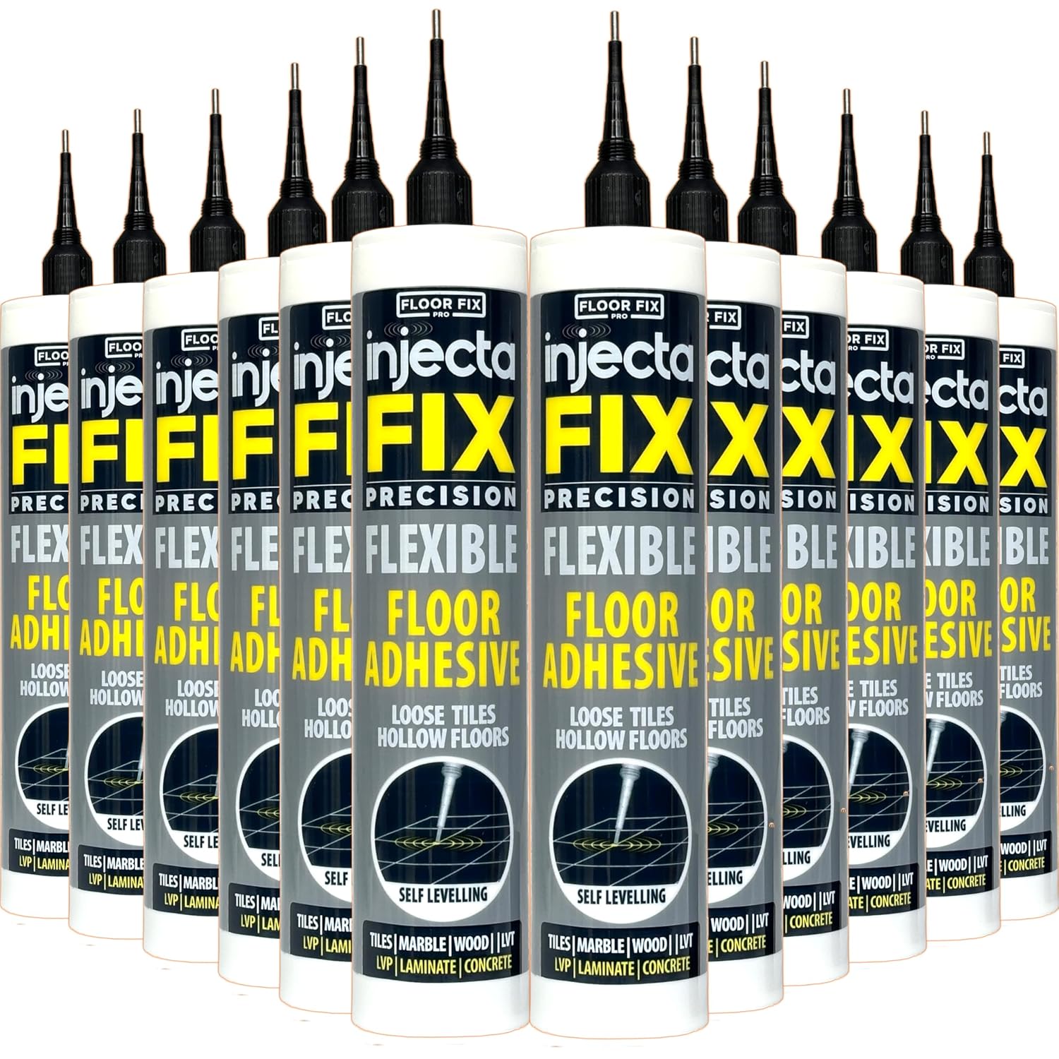 Precision 300ml from Floor-Fix Pro - Fix Loose Tiles - for Loose & Hollow Tiles, Wood, LVT &