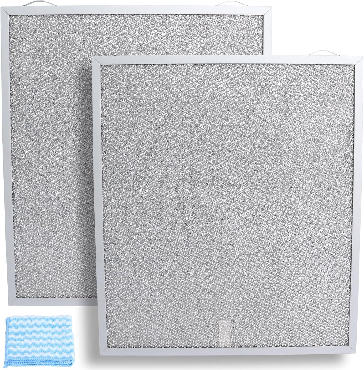 S99010430-002 Range Hood Filter 15-3/4" x 13-7/8" x 3/8", 2 Pack Aluminum Mesh Grease Range Hood