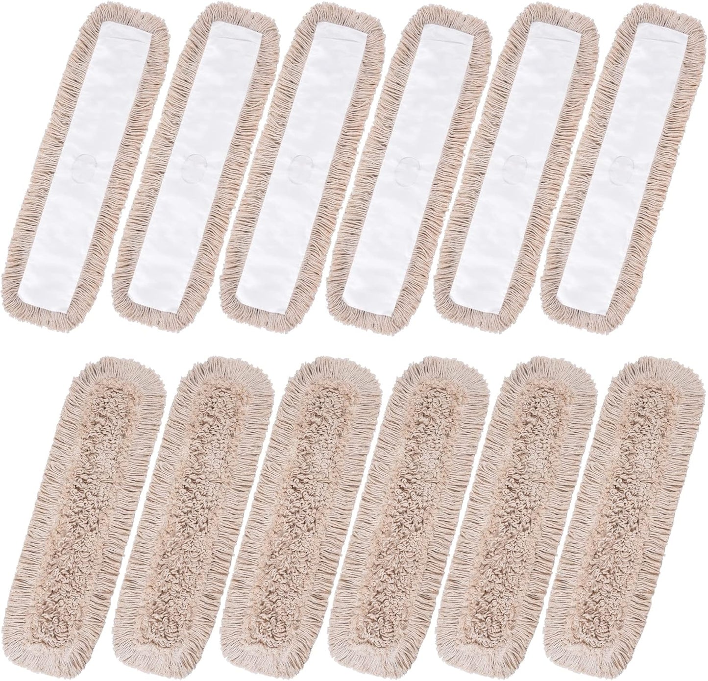Matthew Cleaning 36'' Cotton Dust Mop Refill Washable Thick Tufted Replacement Heads for