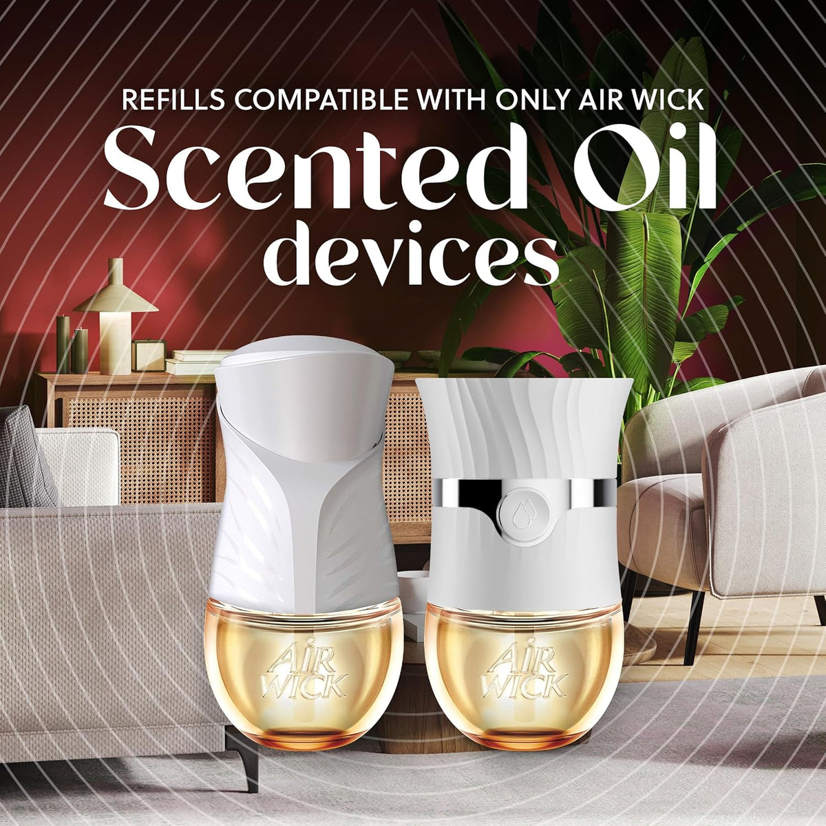 AIR WICK Scented Oil - Vibrant Refill Wild Strawberry & Poppy 5 ct.