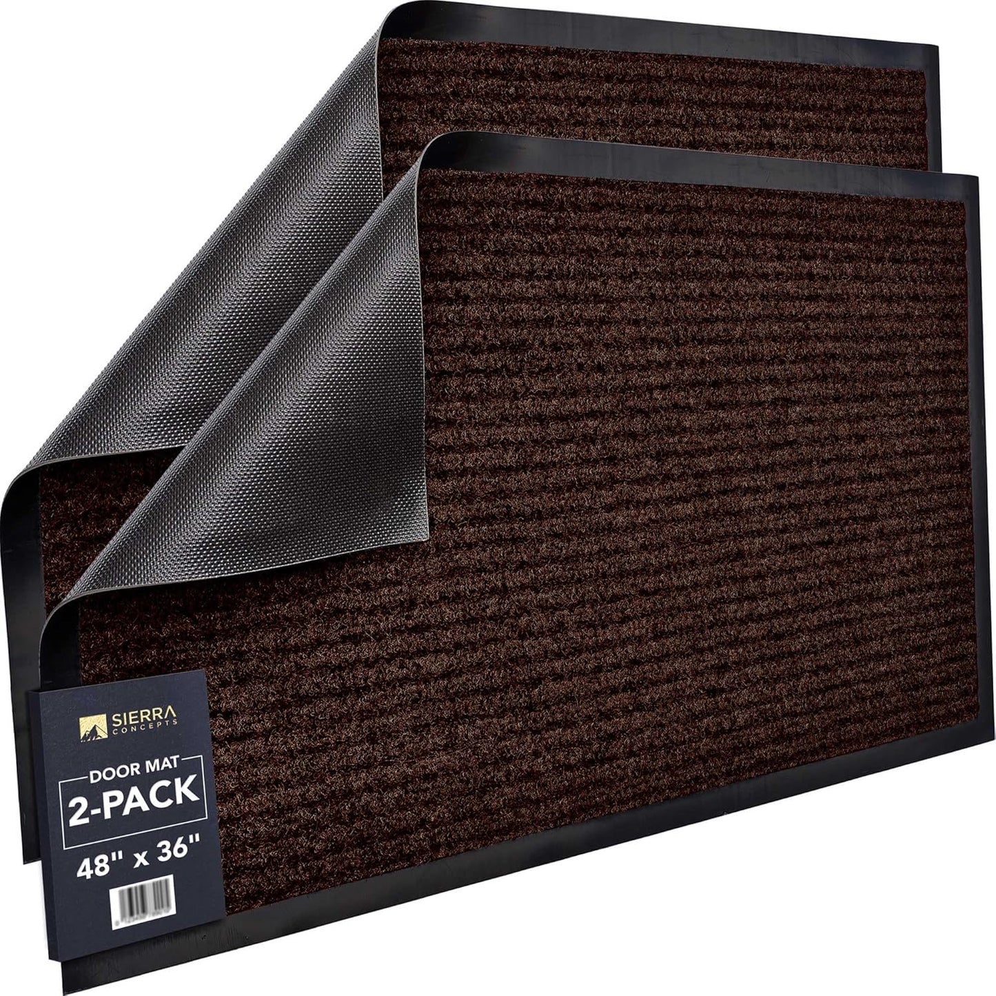 Sierra Concepts Front Door Mat X-Large Welcome Floor Mats - Entryway Indoor Outdoor Entrance