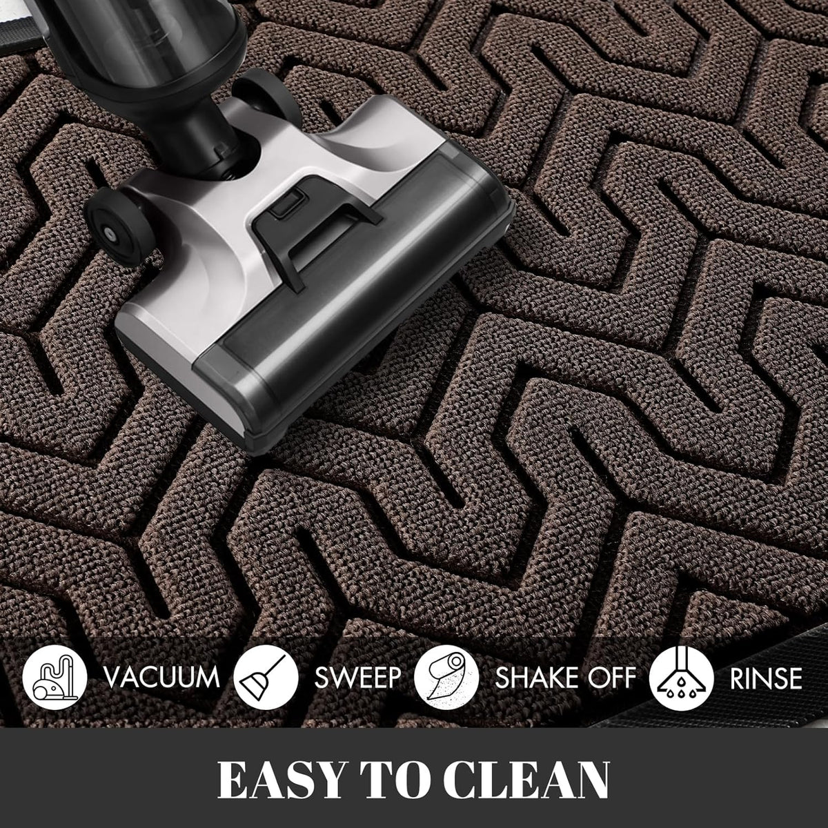 Yimobra Extra Large Door Mat Outside Entrance 60x32, Waterproof Heavy Duty Outdoor Mats for Front