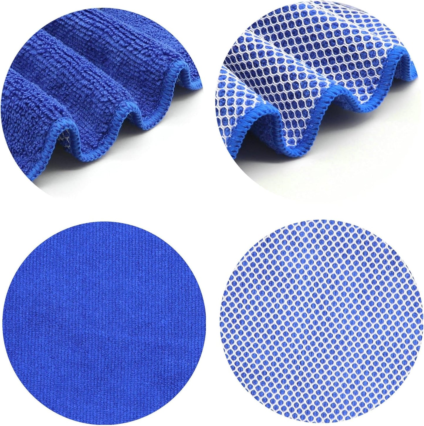Microfiber Dish Cloths Fast Drying Kitchen Cleaning Cloth Dish Rags Dust Cloths Ultra Absorbent
