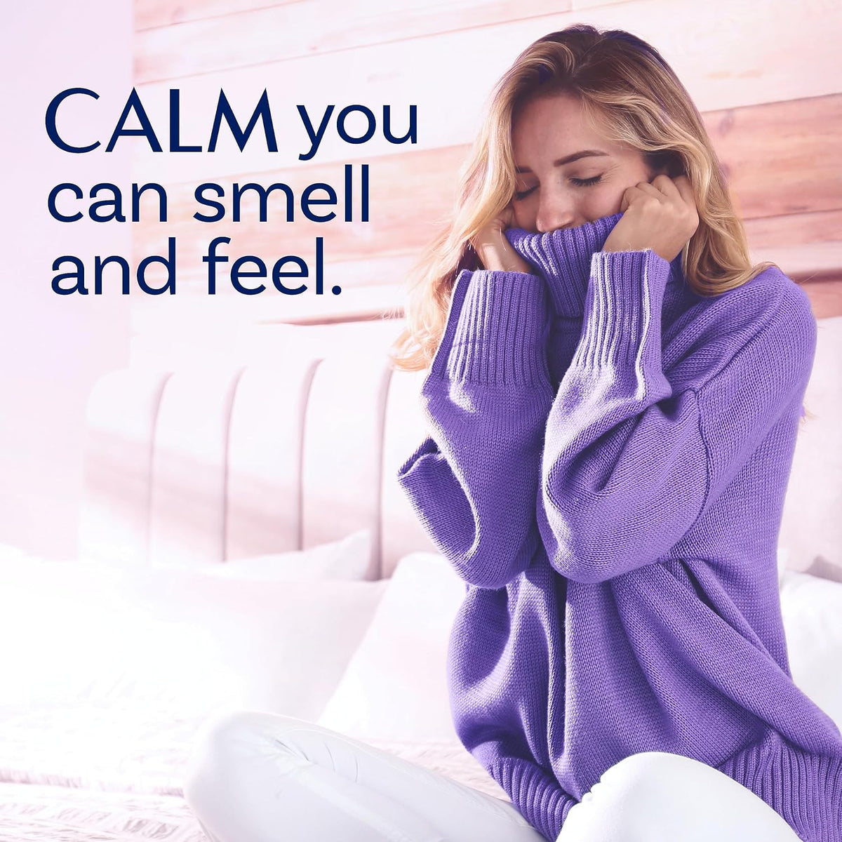 Downy Infusions In-Wash Laundry Scent Booster Beads, CALM, Soothing Lavender and Vanilla Bean, 13.4
