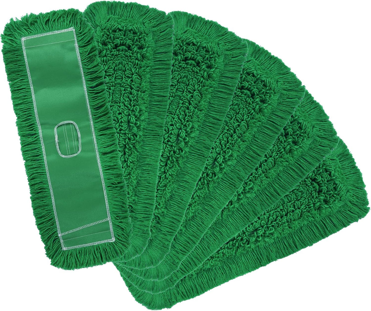 Matthew Cleaning 24'' Industrial Strength Cotton Dust Mop Refill Washable Replacement Heads for