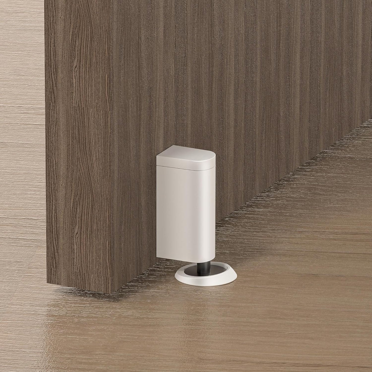 Windproof Magnetic Door Stoppers, 0-0.78" Stroke Mechanical Doorstop, No-Hole Flooring Door Suction
