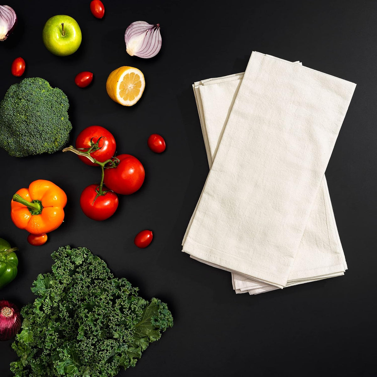 Bread Towels for Proofing Cover - 100% Organic Cotton Bread Cloth for Rising - Breathable Tea Towel