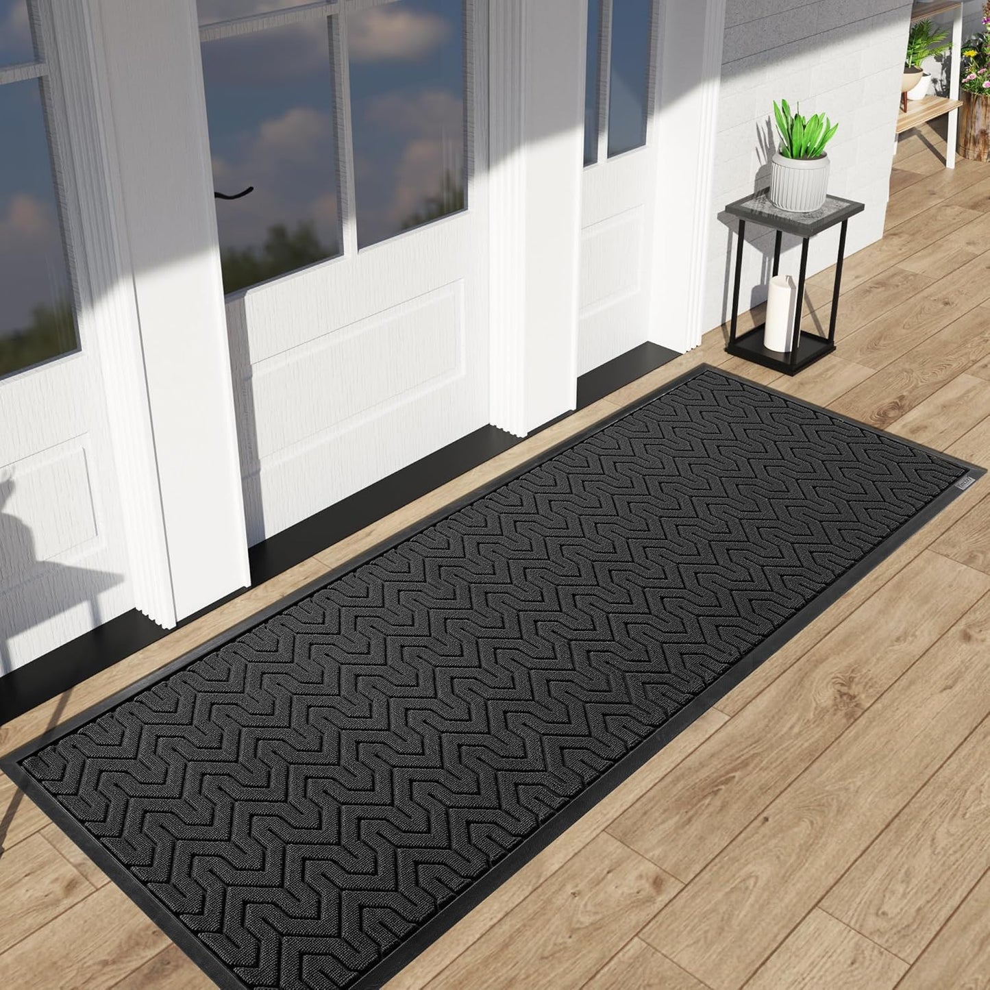 Yimobra 72x24 Indoor Outdoor Runner Rug, Heavy-Duty Waterproof Entrance Mat for High Traffic Areas