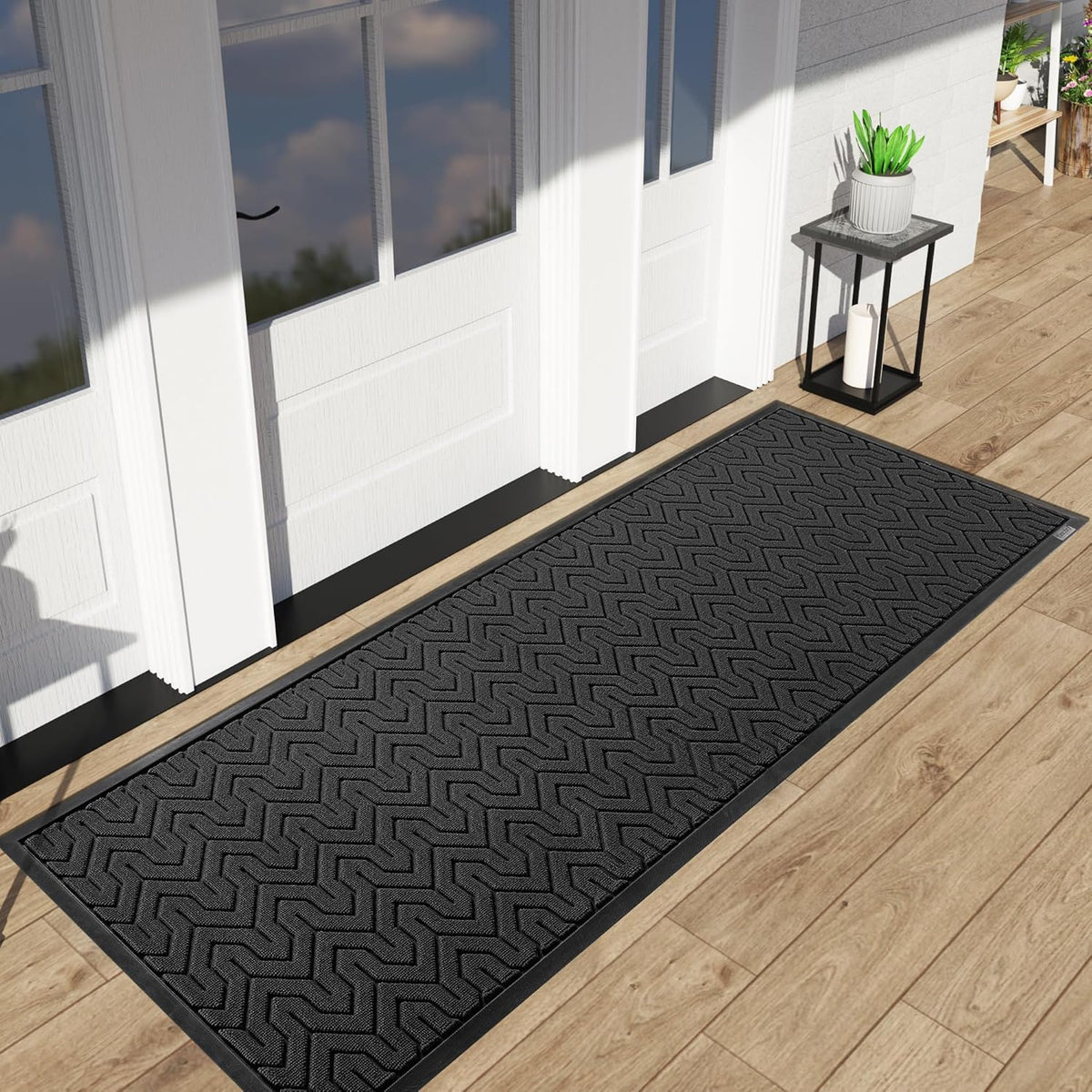 Yimobra 72x24 Indoor Outdoor Runner Rug, Heavy-Duty Waterproof Entrance Mat for High Traffic Areas