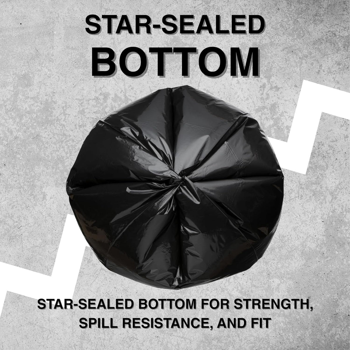 45 Gallon Garbage Trash Bag 40X46" 1.5 Mil Black 100 Count Can Liner Bulk 40 Gallon 41 Gallon 42