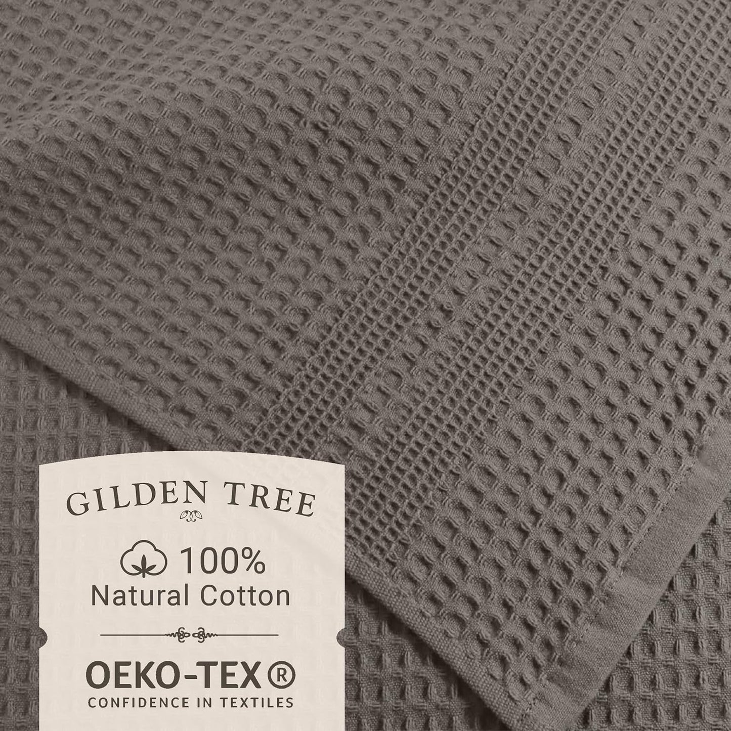 GILDEN TREE Waffle Bath Sheet Large Bath Towels Quick Dry Thin Body Towels, 40x80 Oversized Bath