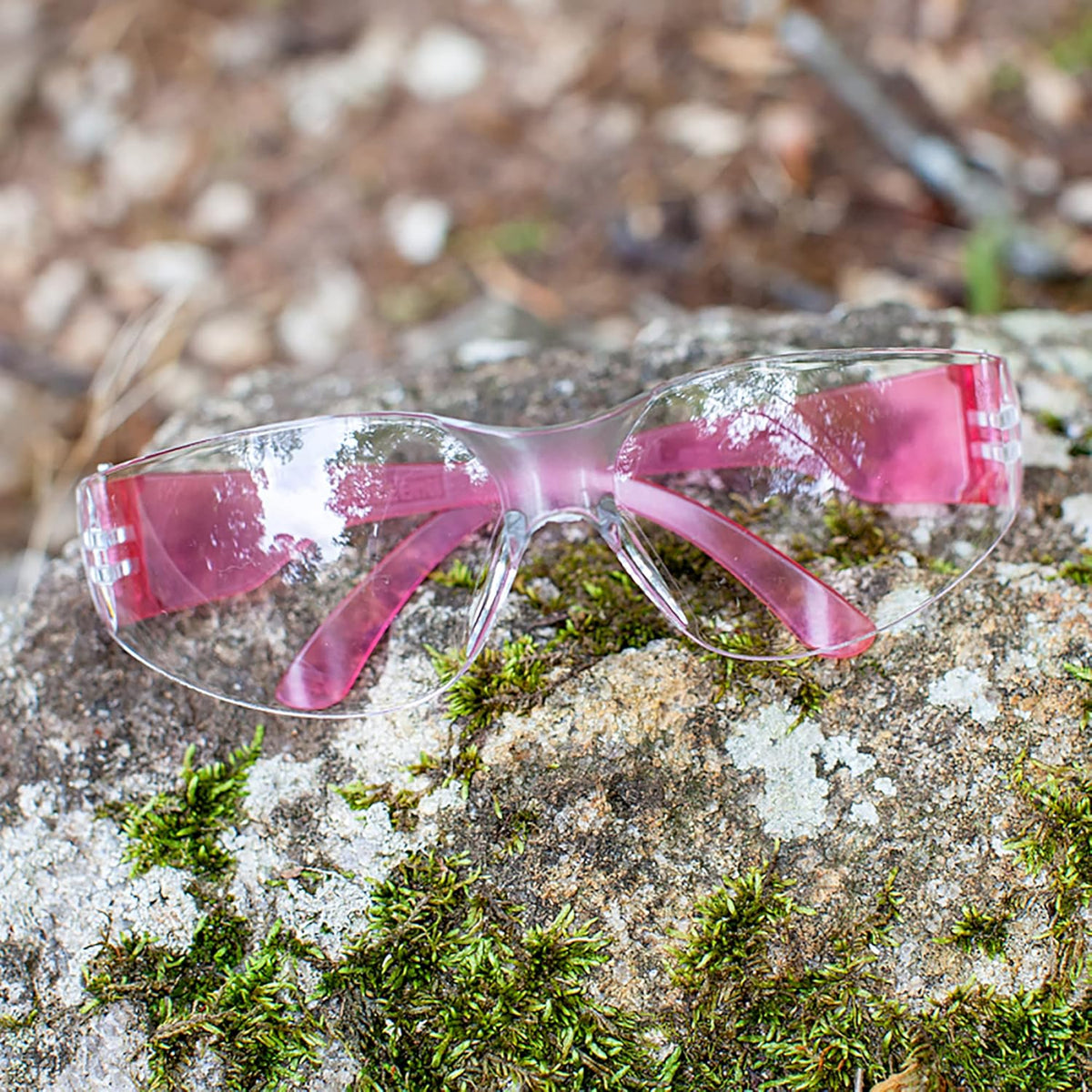 BISON LIFE Safety Glasses - Scratch Resistant Wrap Around Eyewear, Polycarbonate ANSI Z87.1 Impact