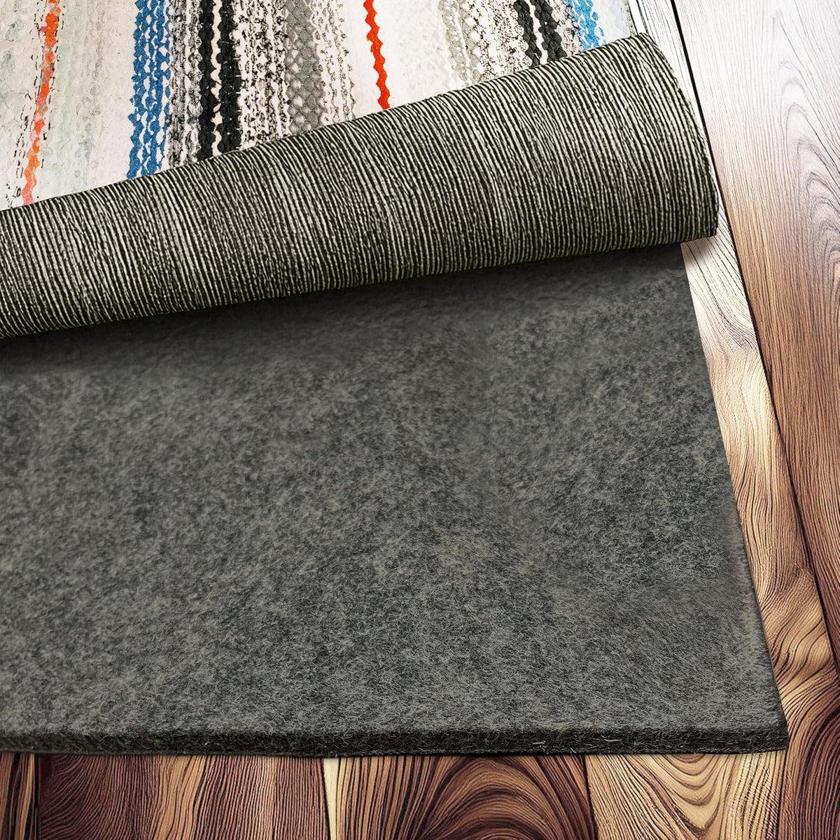 Nevlers 1/4" Felt Rug Pad 8 x10 Ft| Rug Pad Non Slip Felt & TPO | Area Rug Padding 8x10 Anti Skid