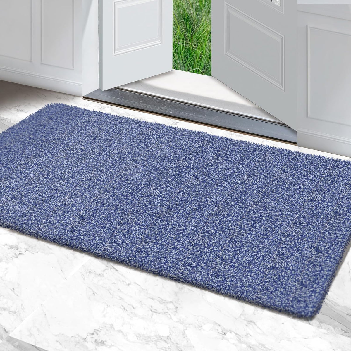 Premium Microfiber Indoor Door Mat – 36"x72" Washable Entry Mat, Non-Slip, Waterproof Backing