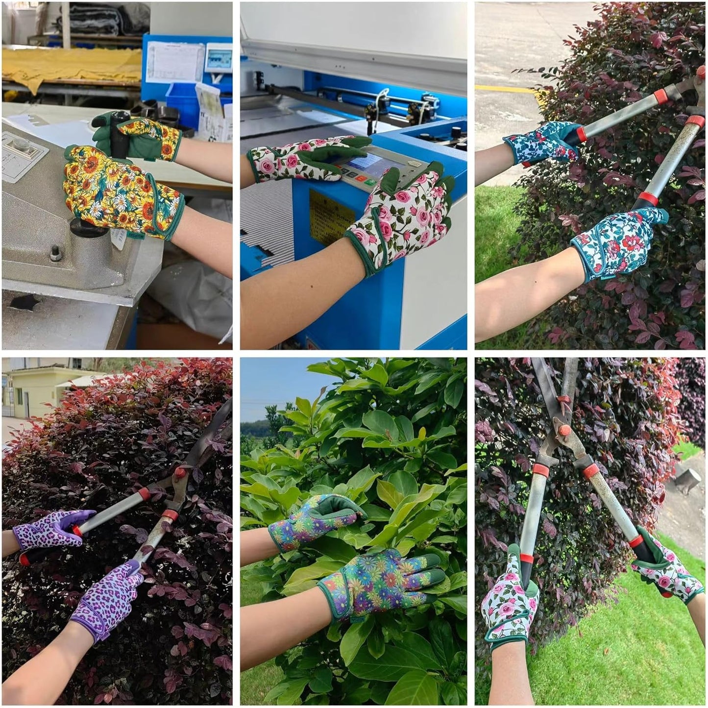 Thorn Proof&Puncture Resistant Gardening Gloves with Grip,Garden Gloves for Women, Leather Work