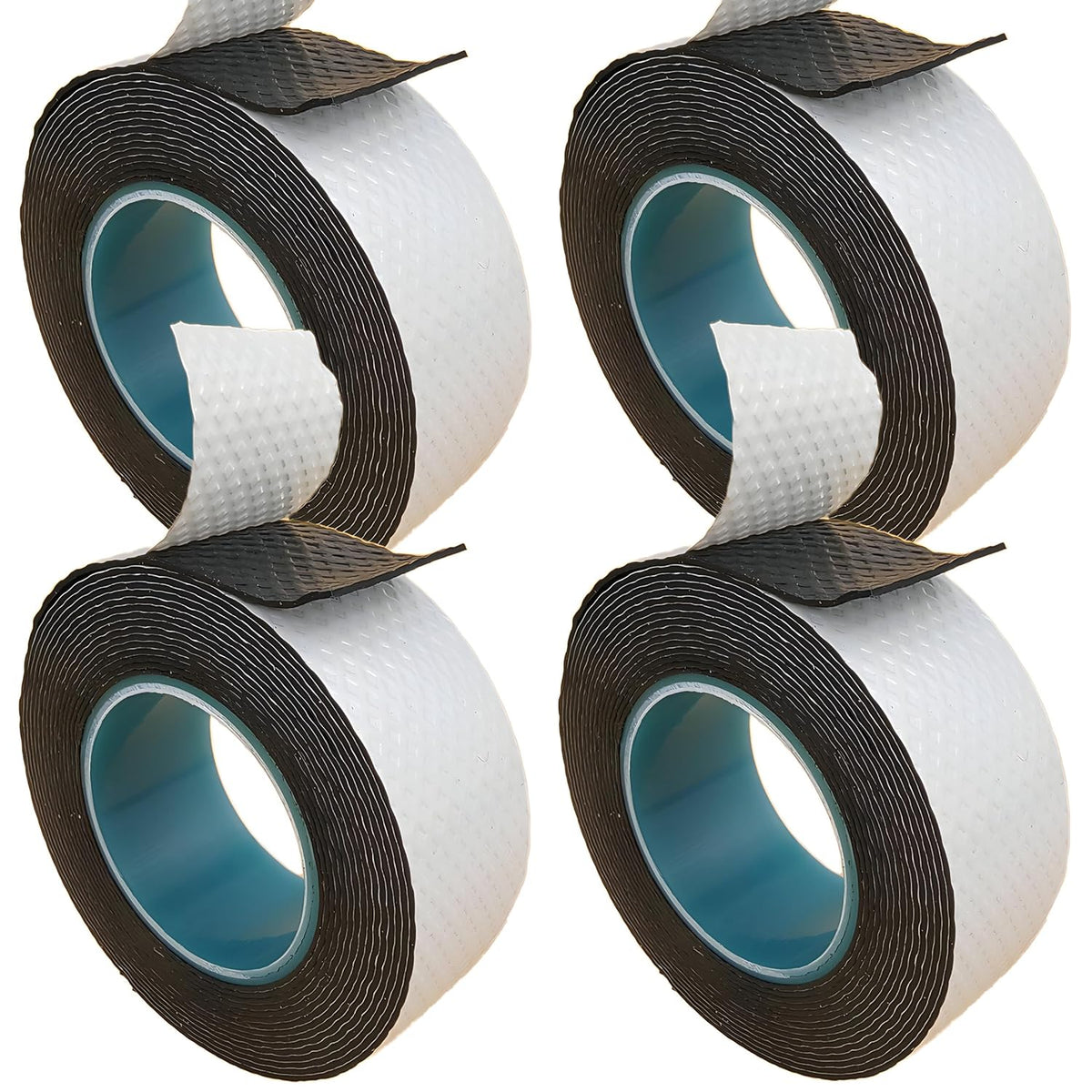 4 Rolls Butyl Rubber Self-Fusing Tape | IP67 Waterproof & 35KV Insulated | Extreme Cold/Hot