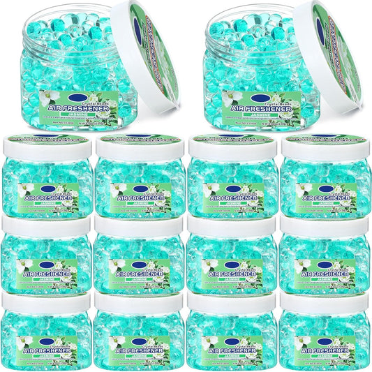12 Pcs Air Freshener Gel Bulk Odor Eliminator Gel Beads 8 oz Long Lasting Air Freshener Beads