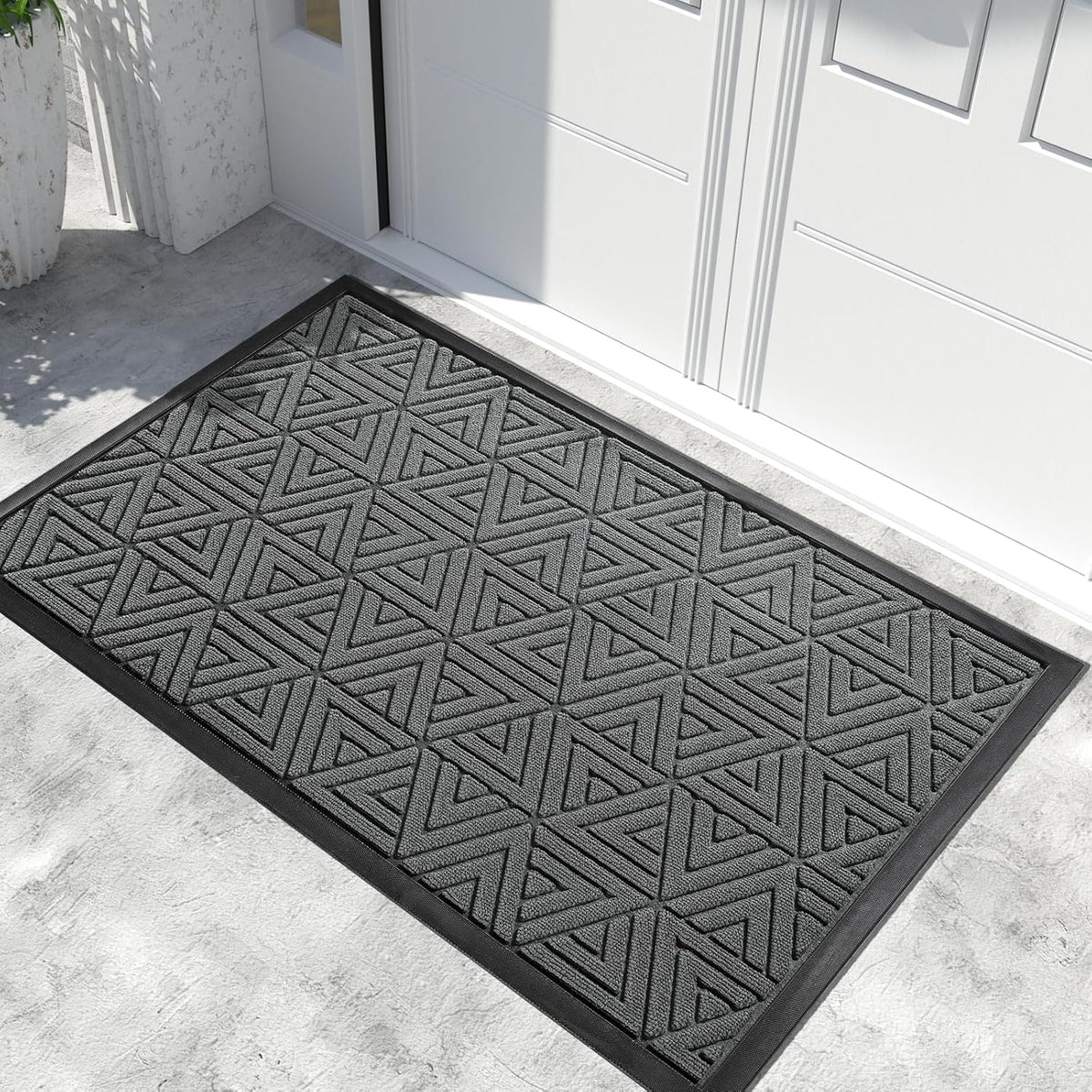 Yimobra Extra Large Door Mat 60x32, All-Weather Waterproof Non-Slip Welcome Matt Outdoor, Heavy